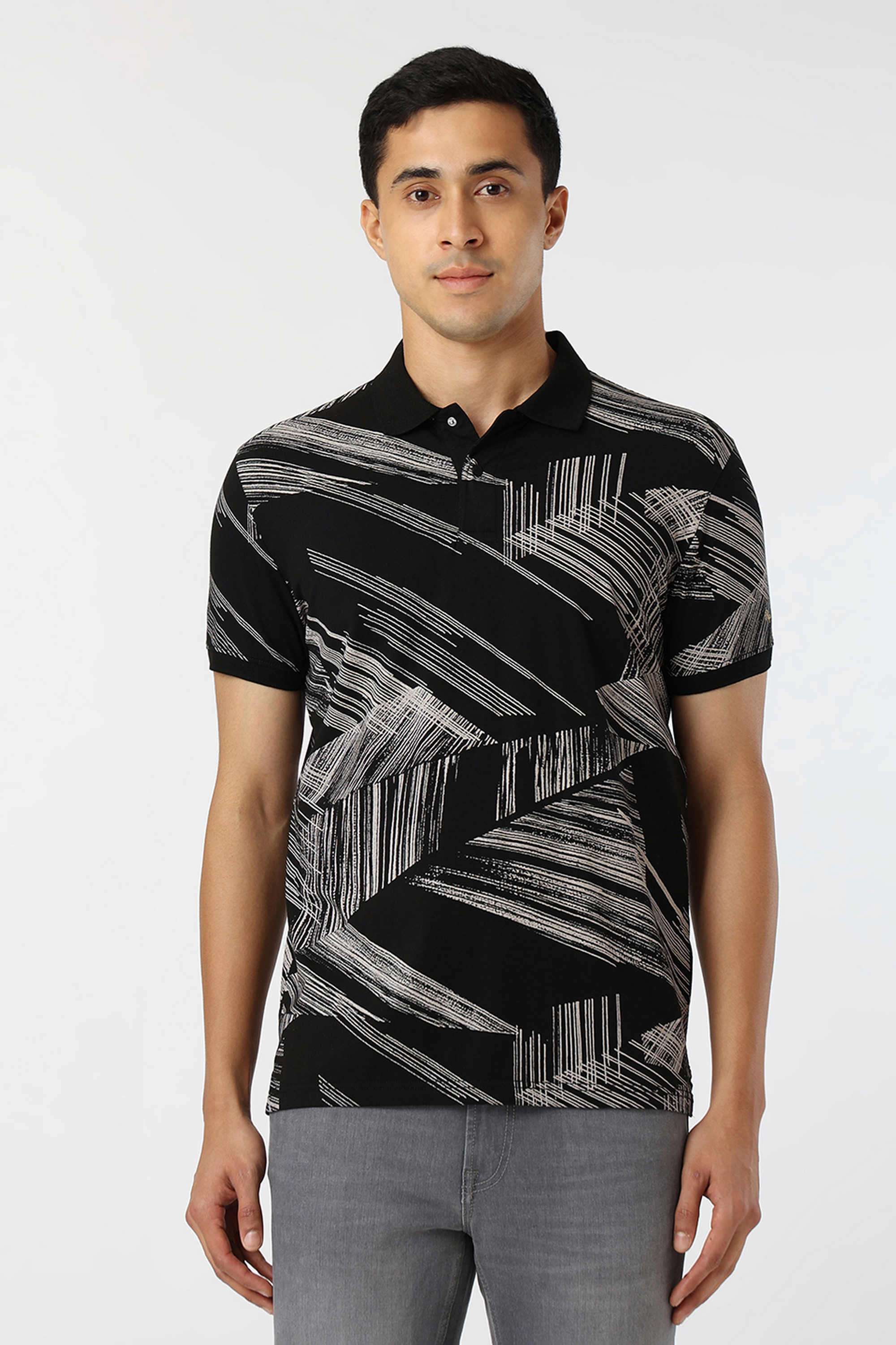 Printed-Cotton-Regular-Fit-Men-Polo-T-Shirt