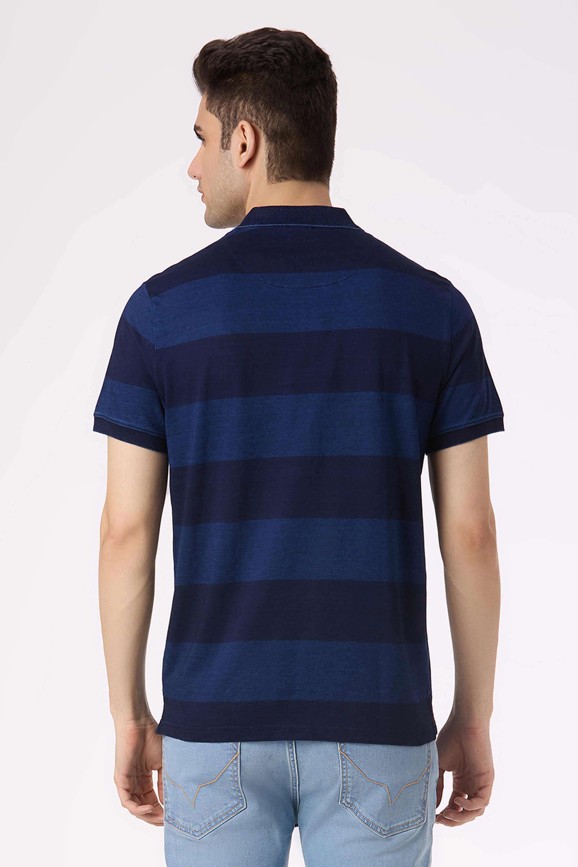 Stripes-Cotton-Regular-Fit-Men-Polo-T-Shirt