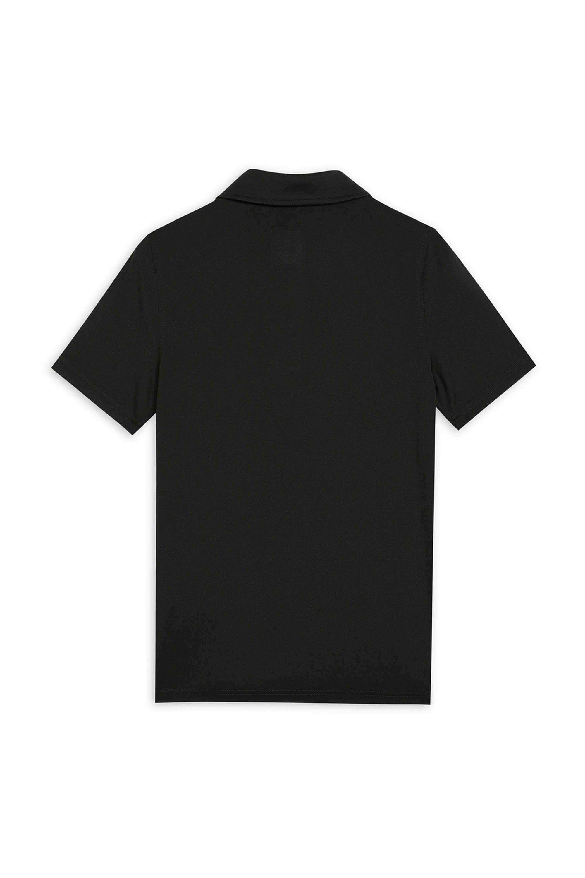 Solid-Polyester-Collared-Boy-s-T-Shirt