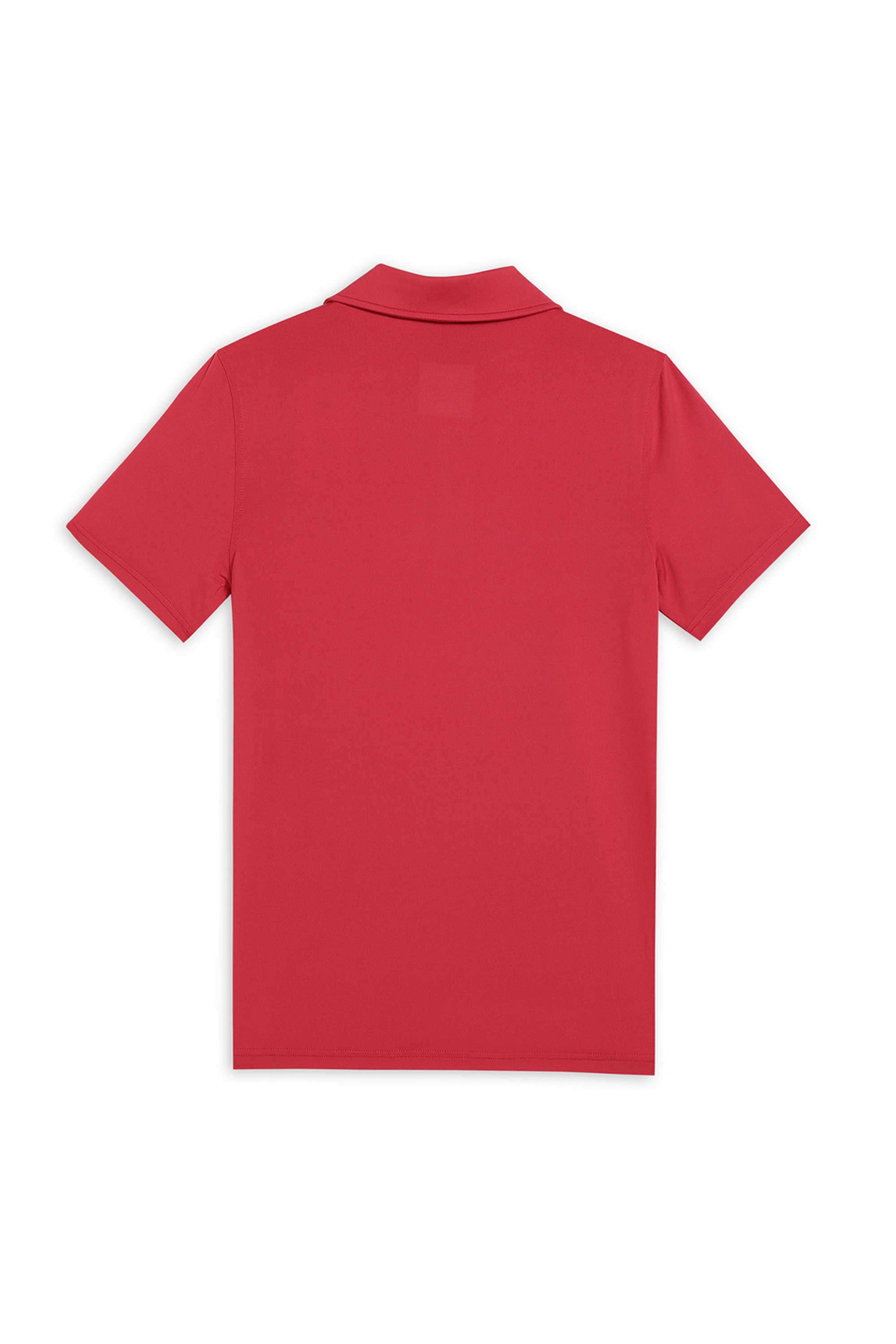 Solid-Polyester-Collared-Boy-s-T-Shirt