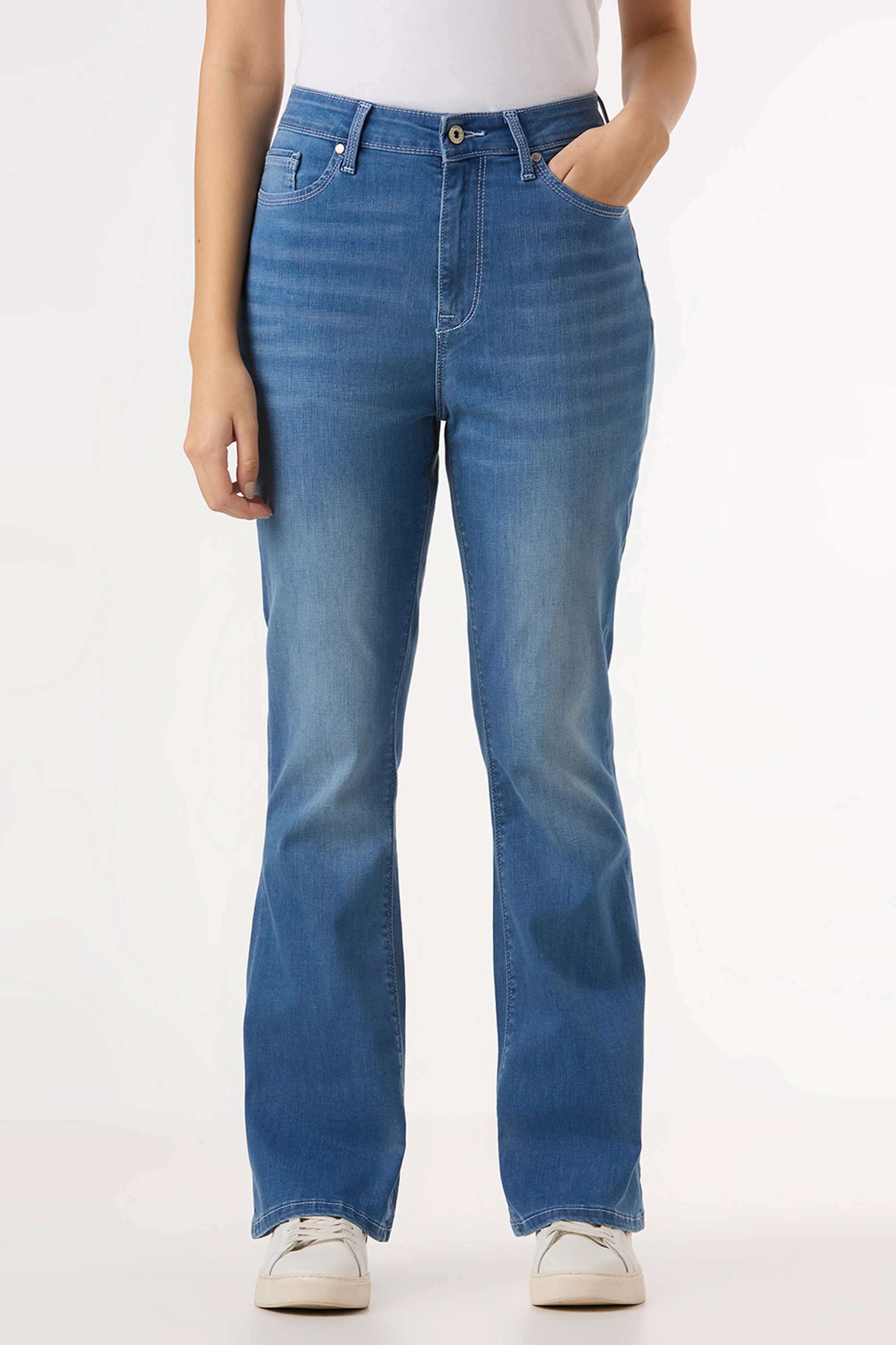 High-Rise-Cotton-Blend-Slim-Fit-Women-s-Jeans