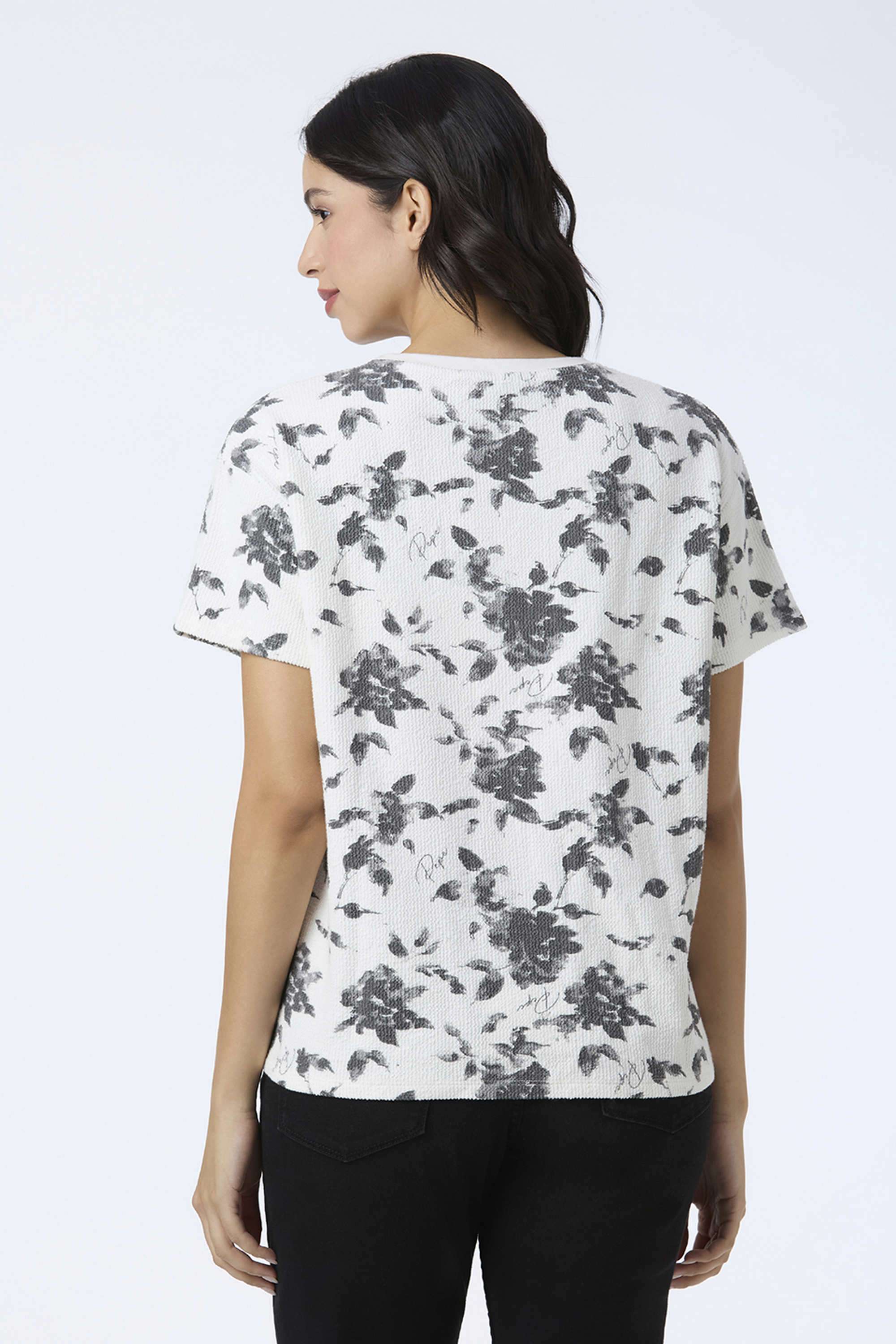 Floral-Cotton-Round-Neck-Women-s-T-Shirt