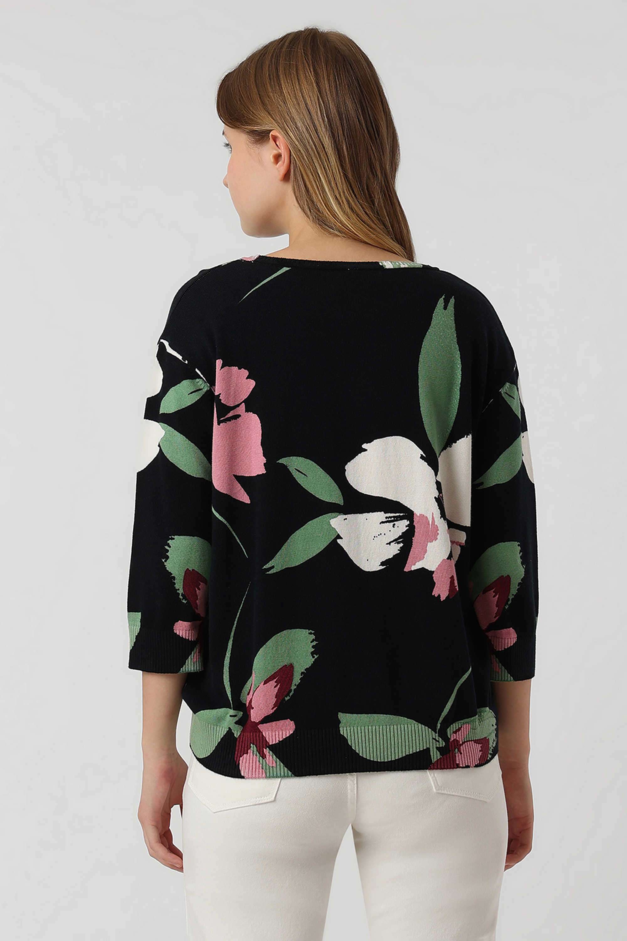 Solid-Blended-Fabric-Women-T-Shirt
