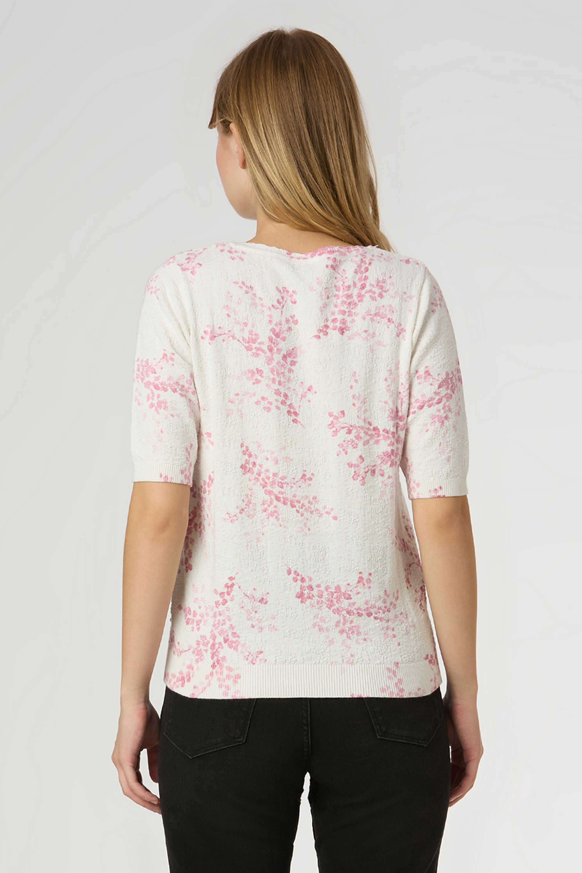 Solid-Blended-Fabric-Women-T-Shirt