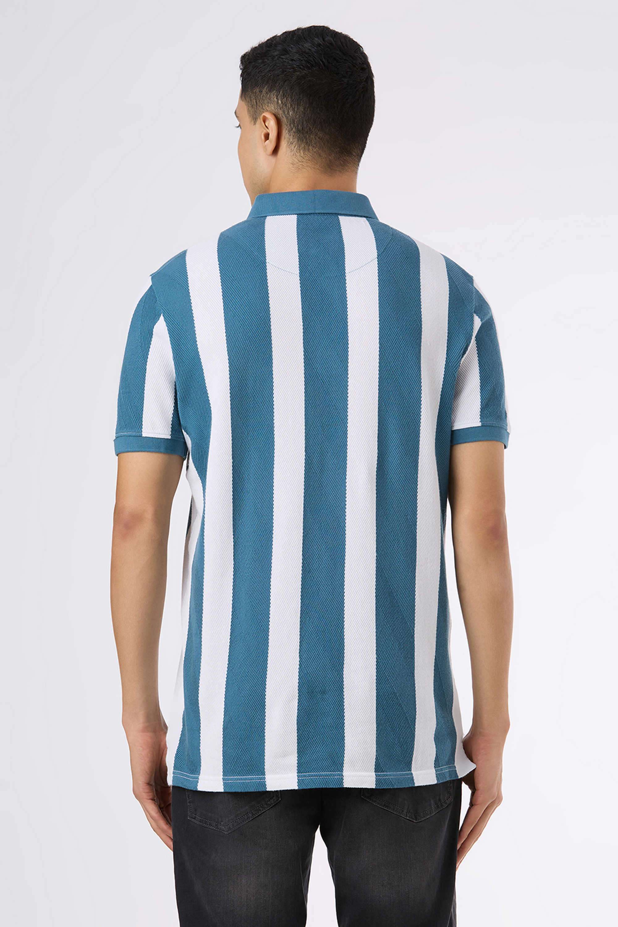 Stripes-Cotton-Regular-Fit-Men-Polo-T-Shirt