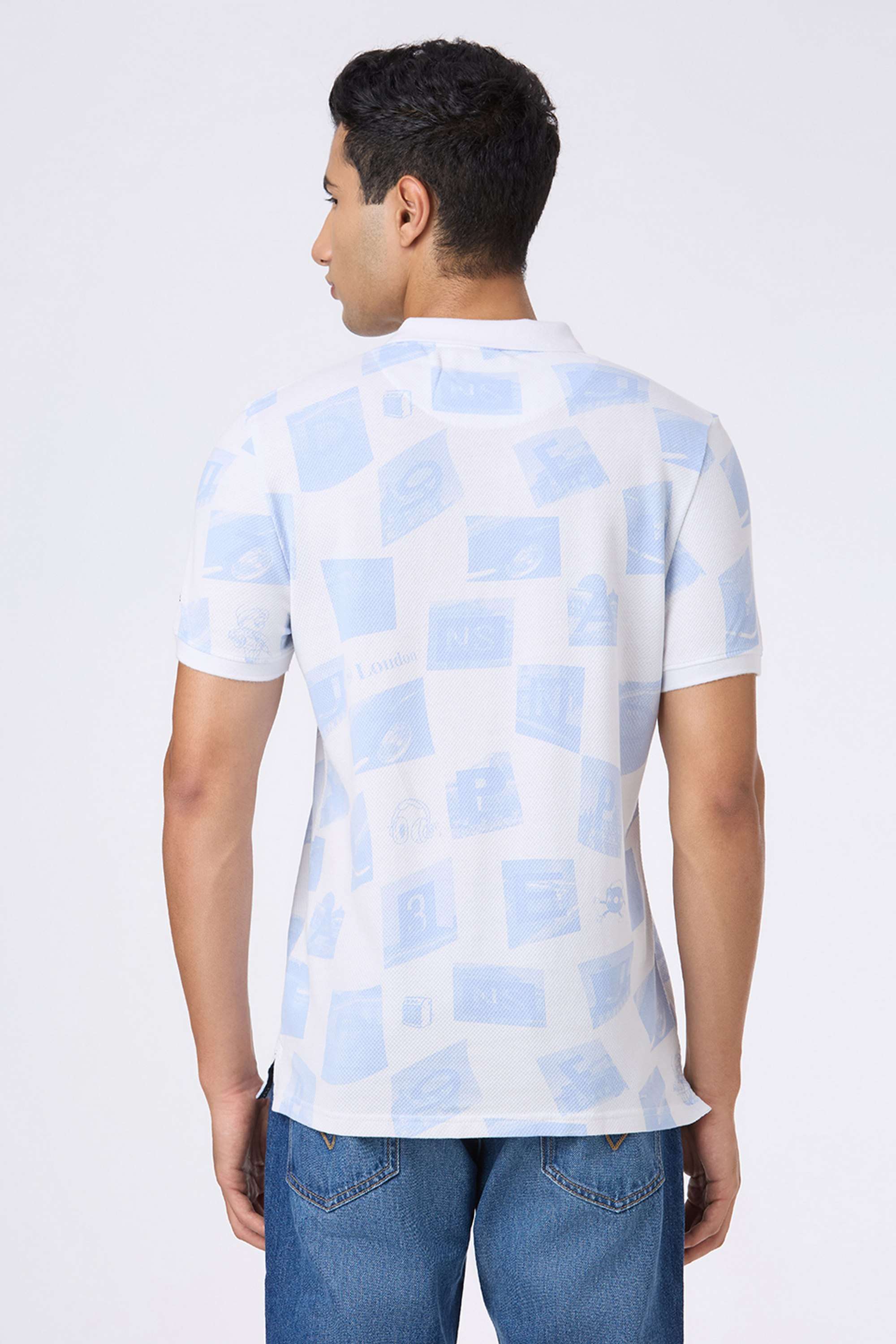 Graphic-Print-Cotton-Polo-Men-s-T-Shirt