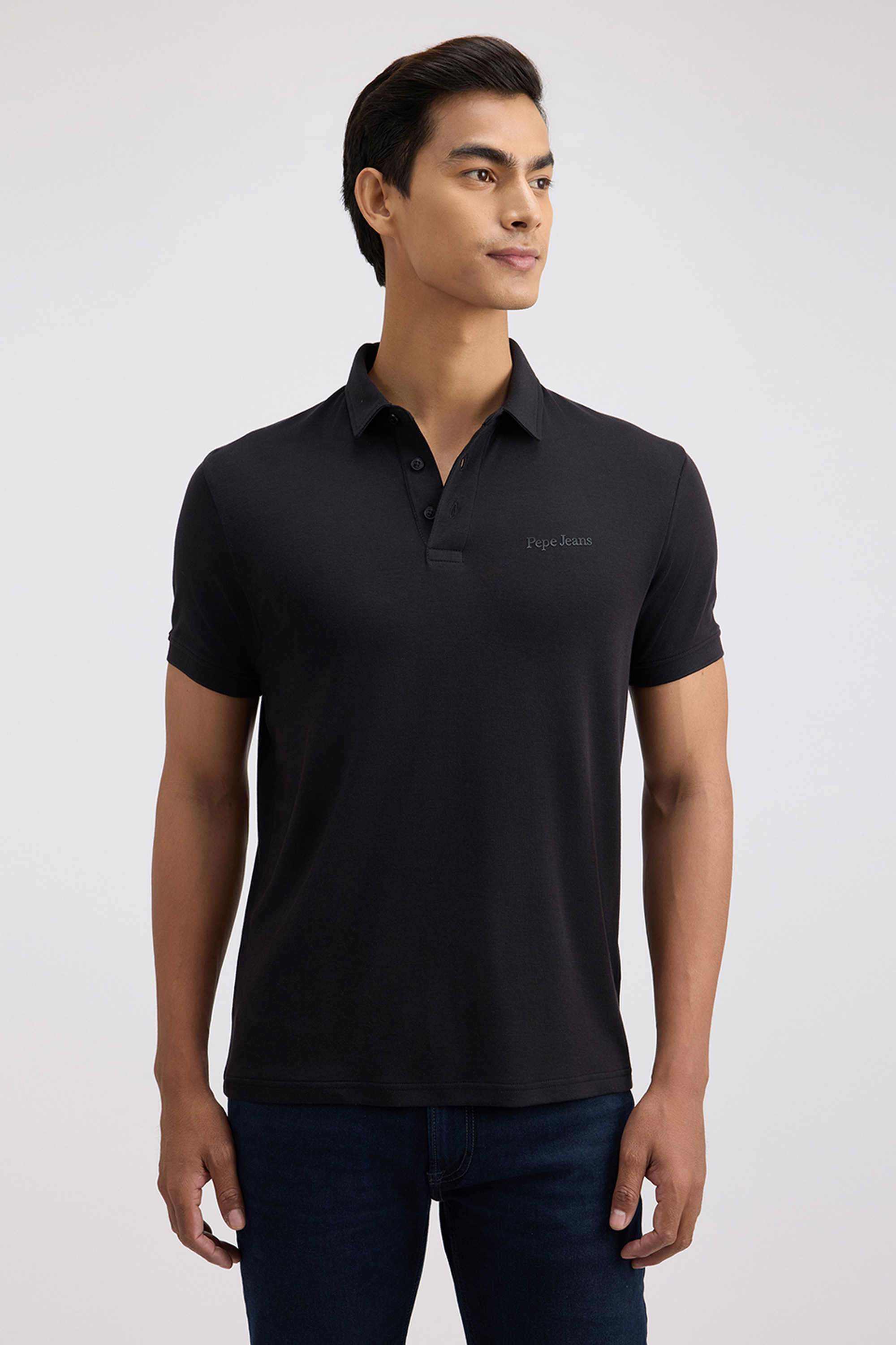 Solid-Cotton-Regular-Fit-Men-Polo-T-Shirt