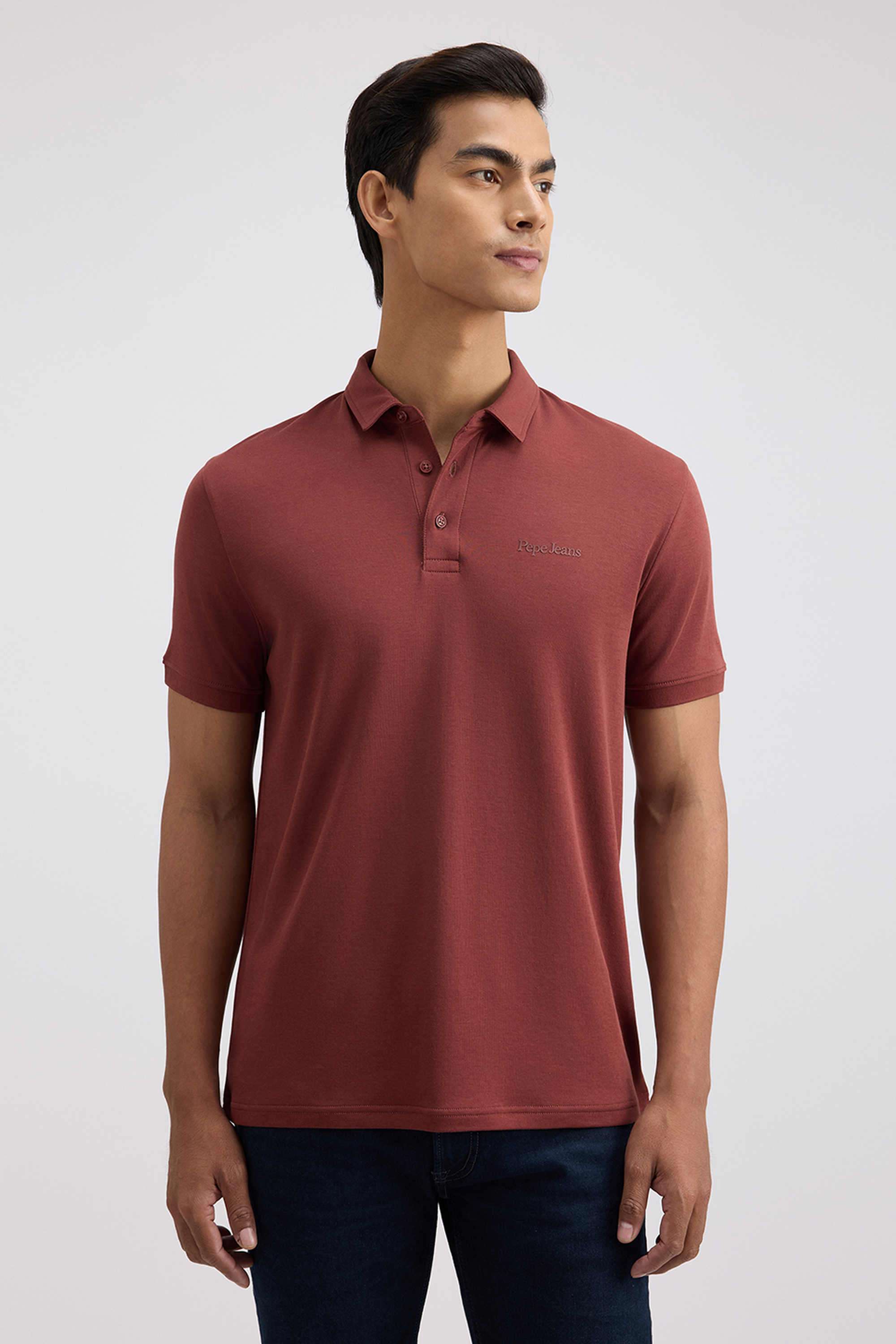 Solid-Cotton-Regular-Fit-Men-Polo-T-Shirt