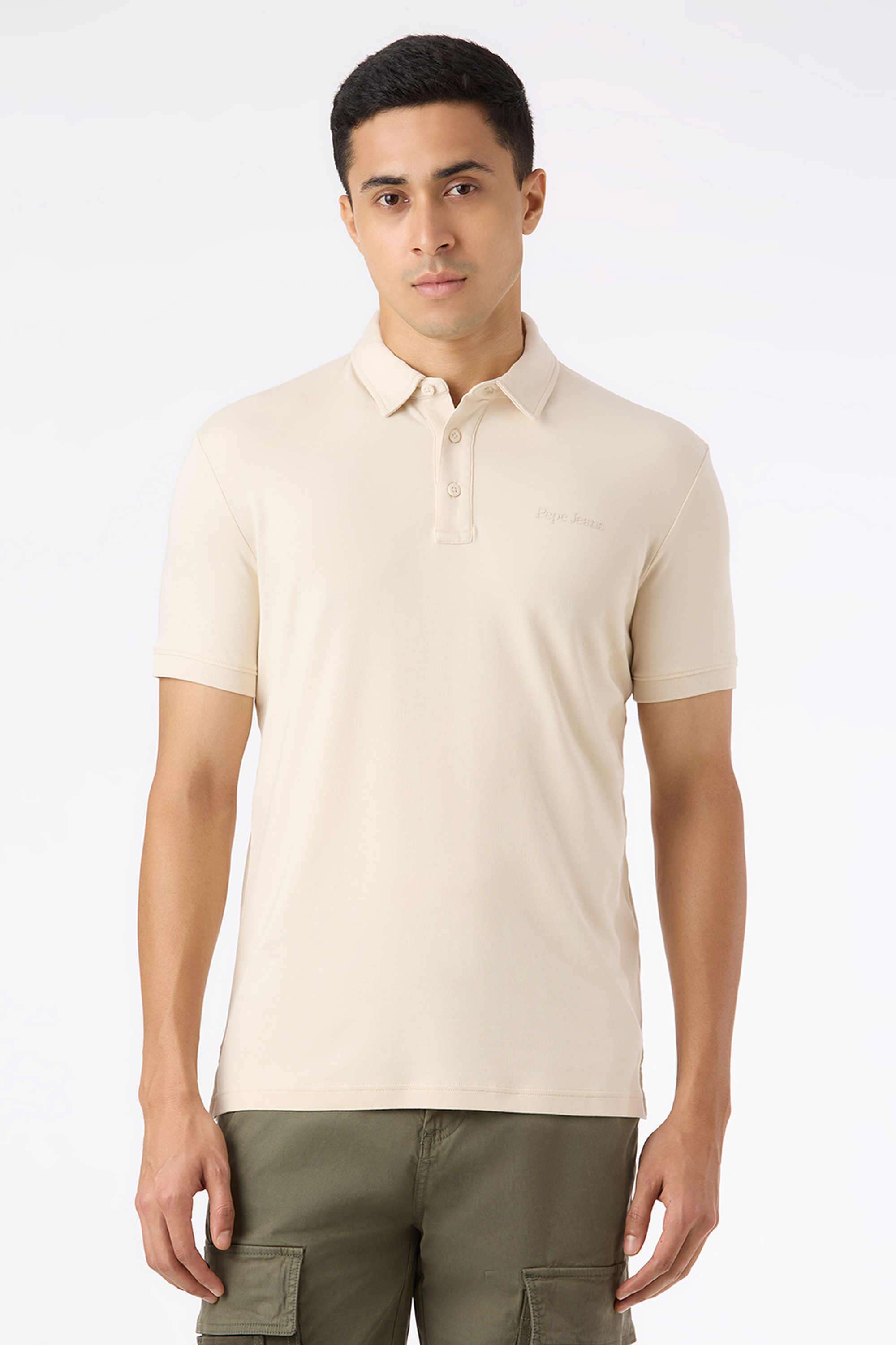 Solid-Cotton-Regular-Fit-Men-Polo-T-Shirt