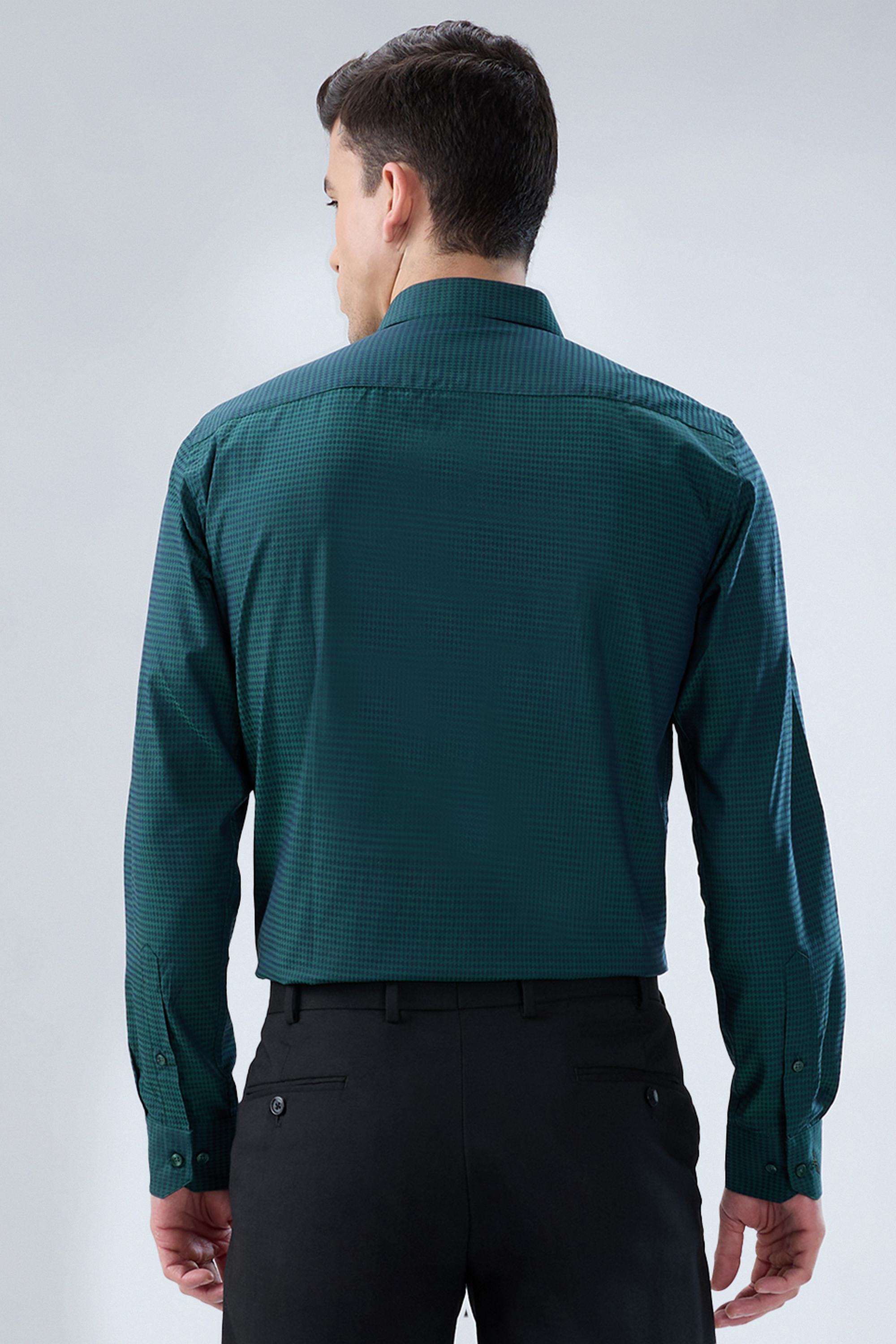 Textured-Cotton-Slim-Fit-Men-s-Formal-Wear-Shirt
