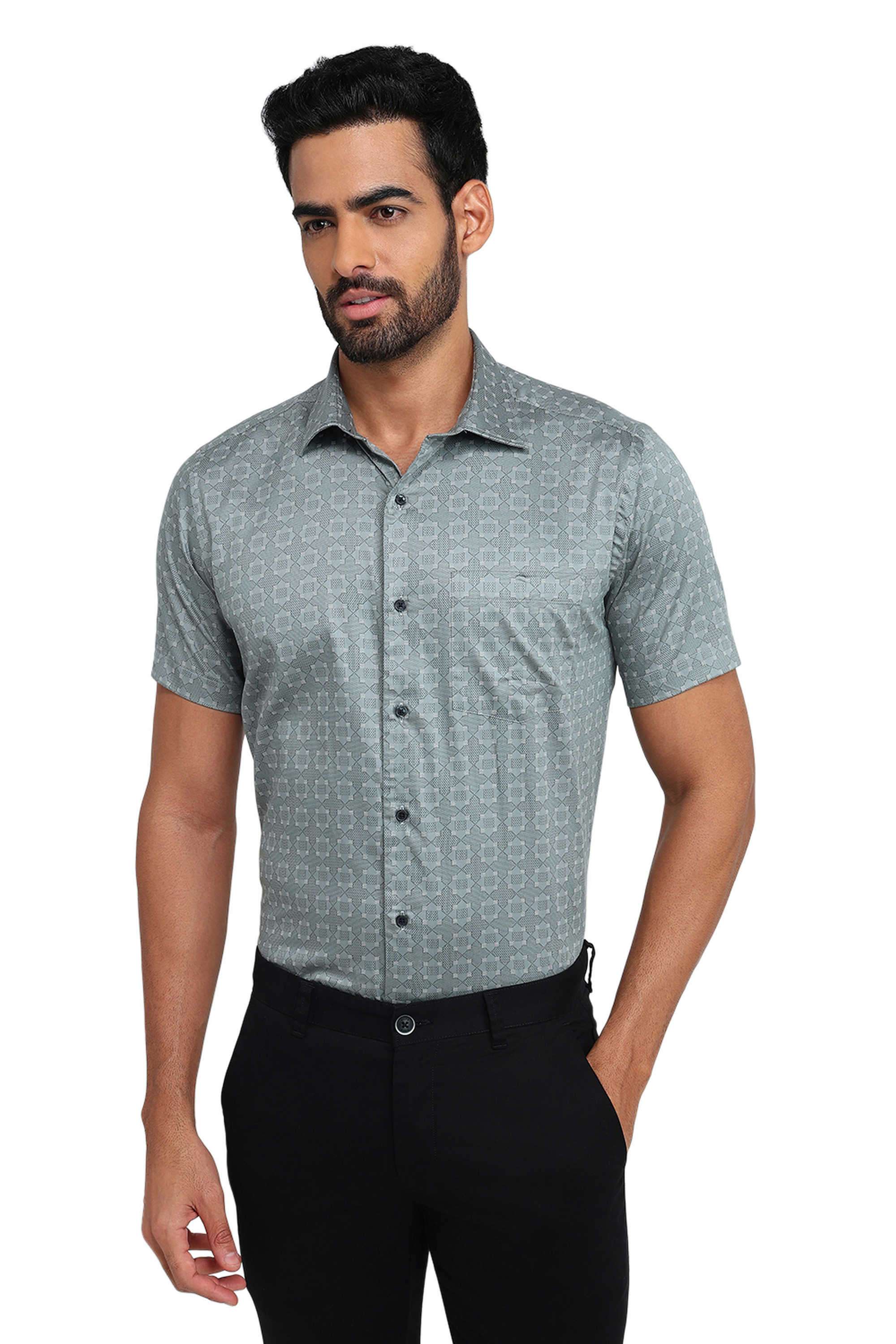 Printed-Slim-Fit-Men-s-Formal-Shirt