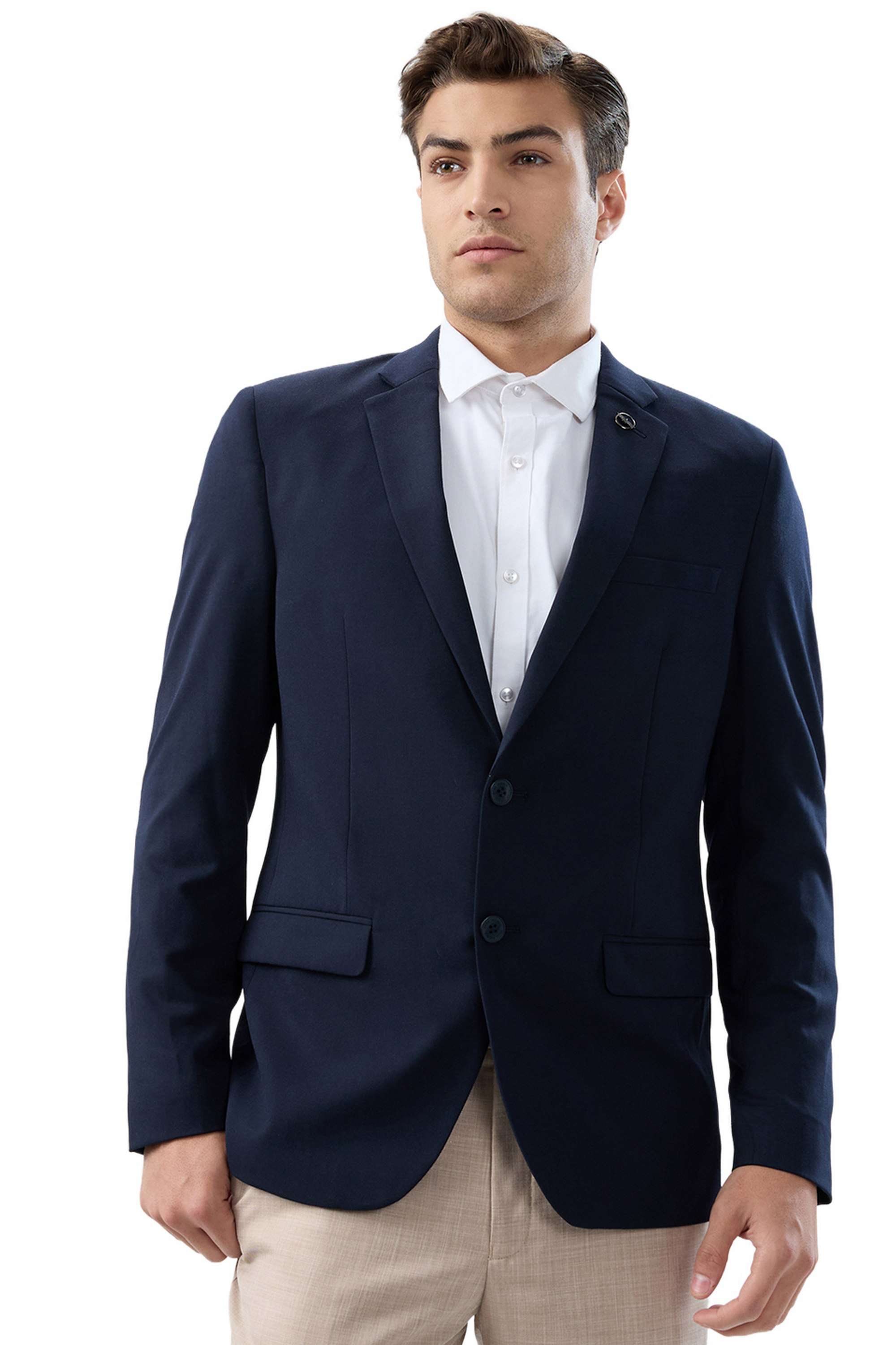Solid-Rayon-Blend-Slim-Fit-Men-s-Jacket