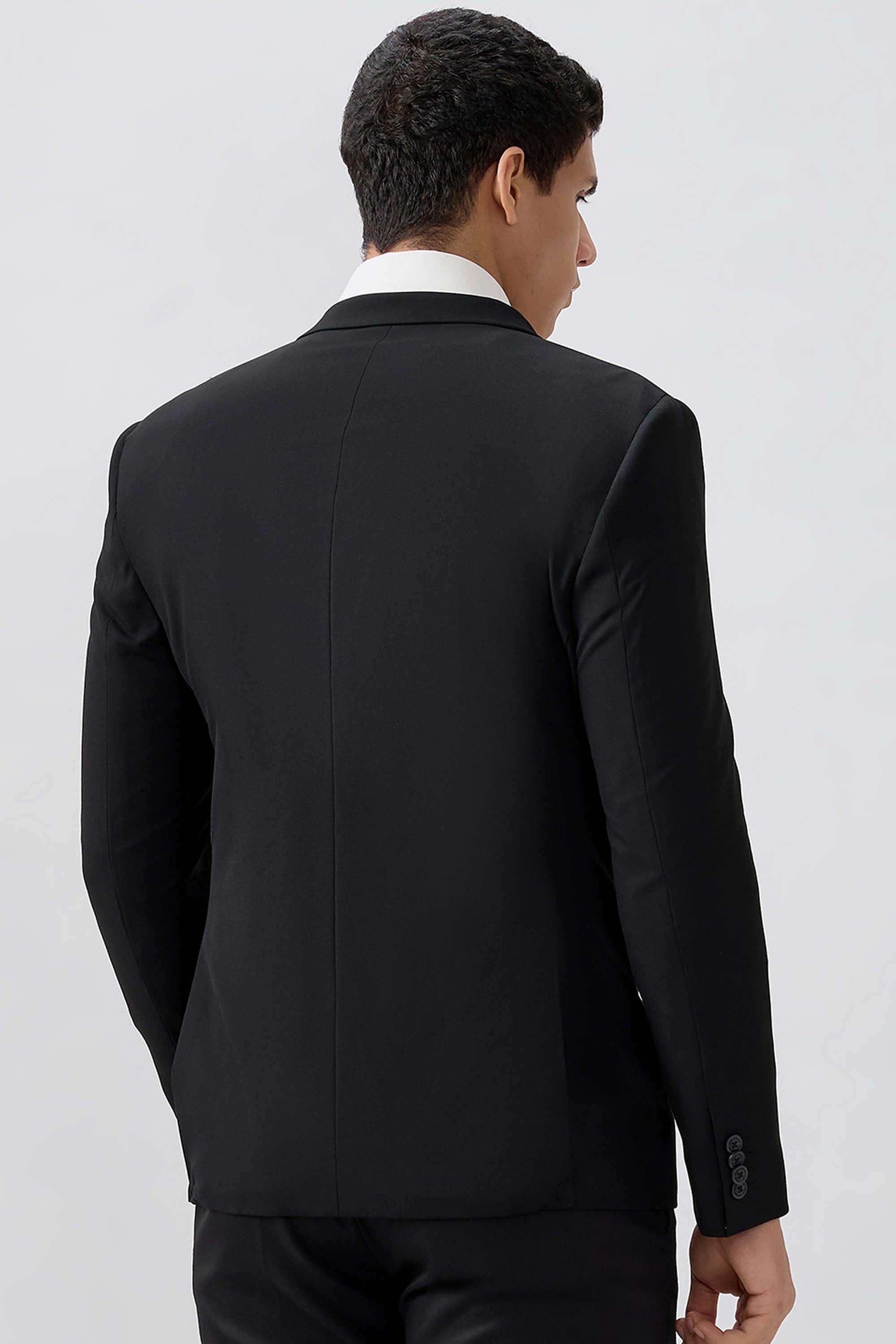 Solid-Terrylene-Rayon-Slim-Fit-Men-s-Jacket