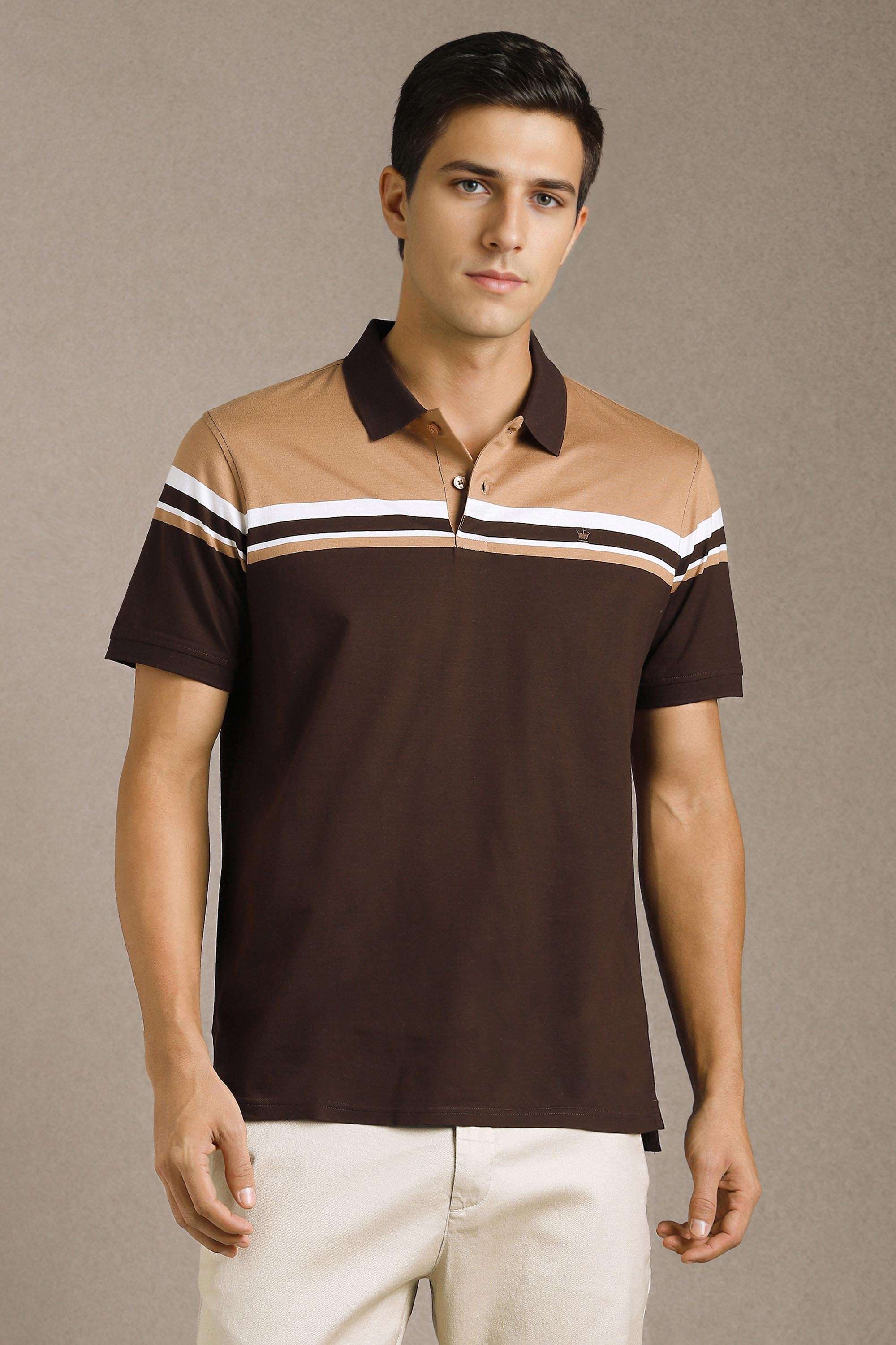 Stripes-Cotton-Regular-Fit-Men-Polo-T-Shirt