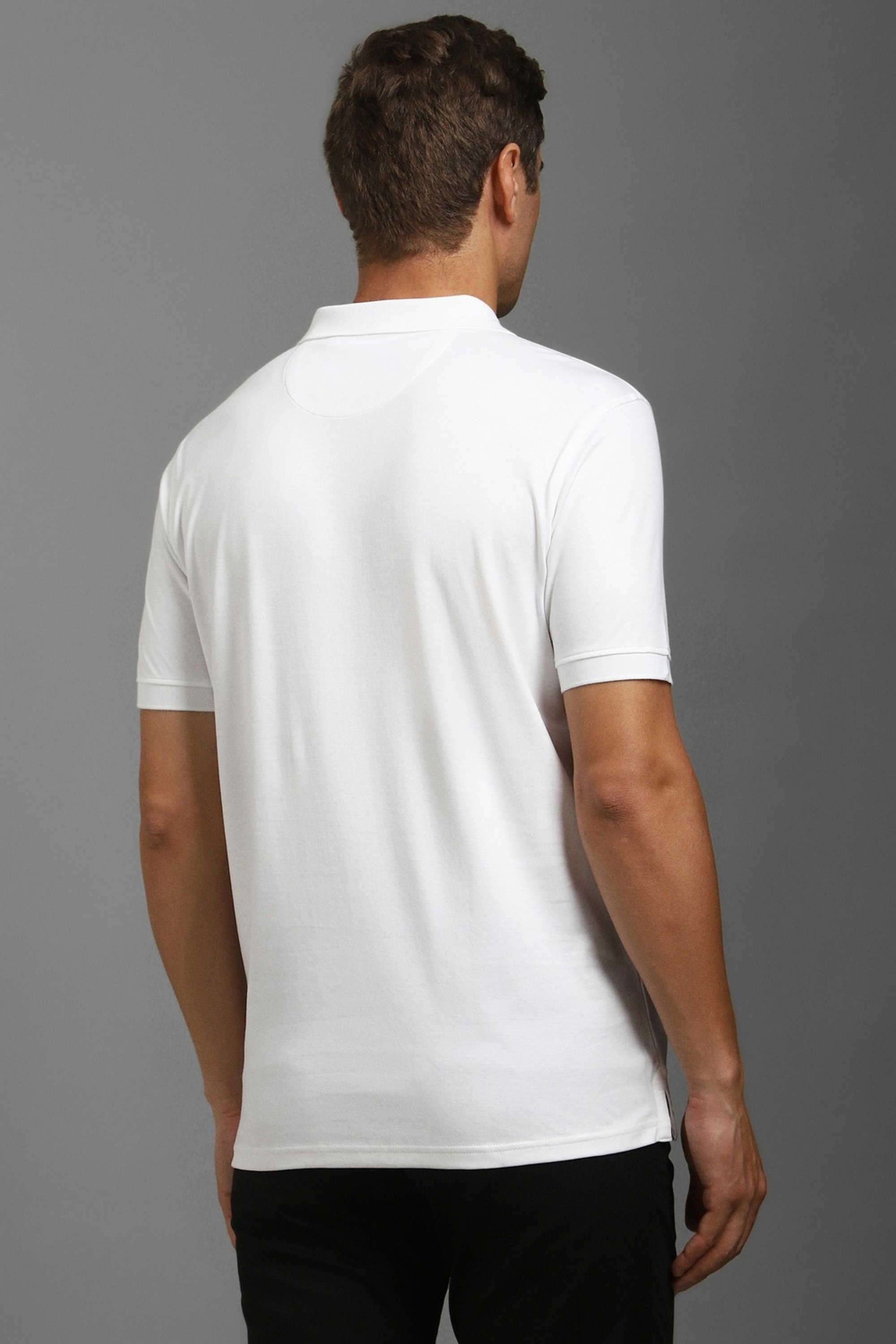 Solid-Cotton-Slim-Fit-Men-Polo-T-Shirt