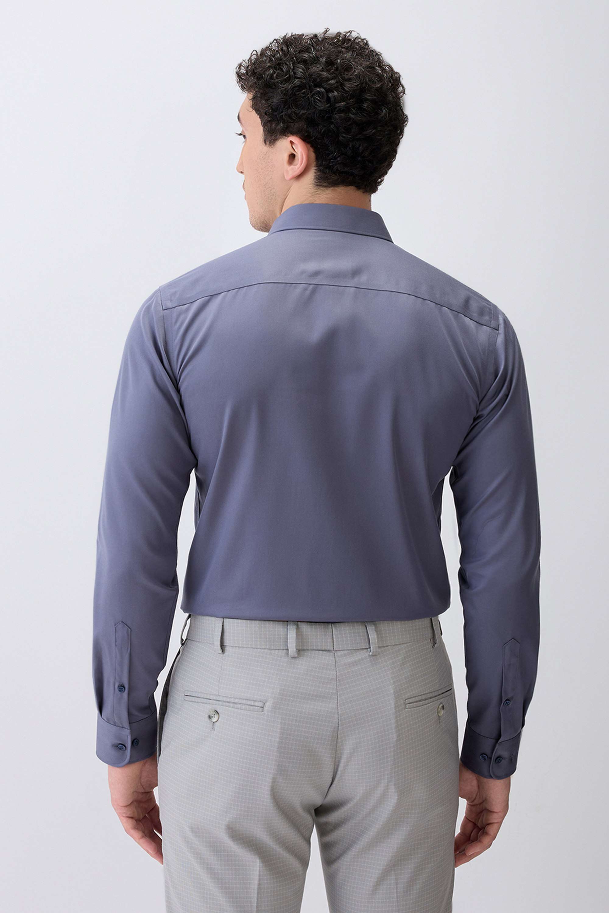 Solid-Cotton-Slim-Fit-Men-s-Formal-Wear-Shirt