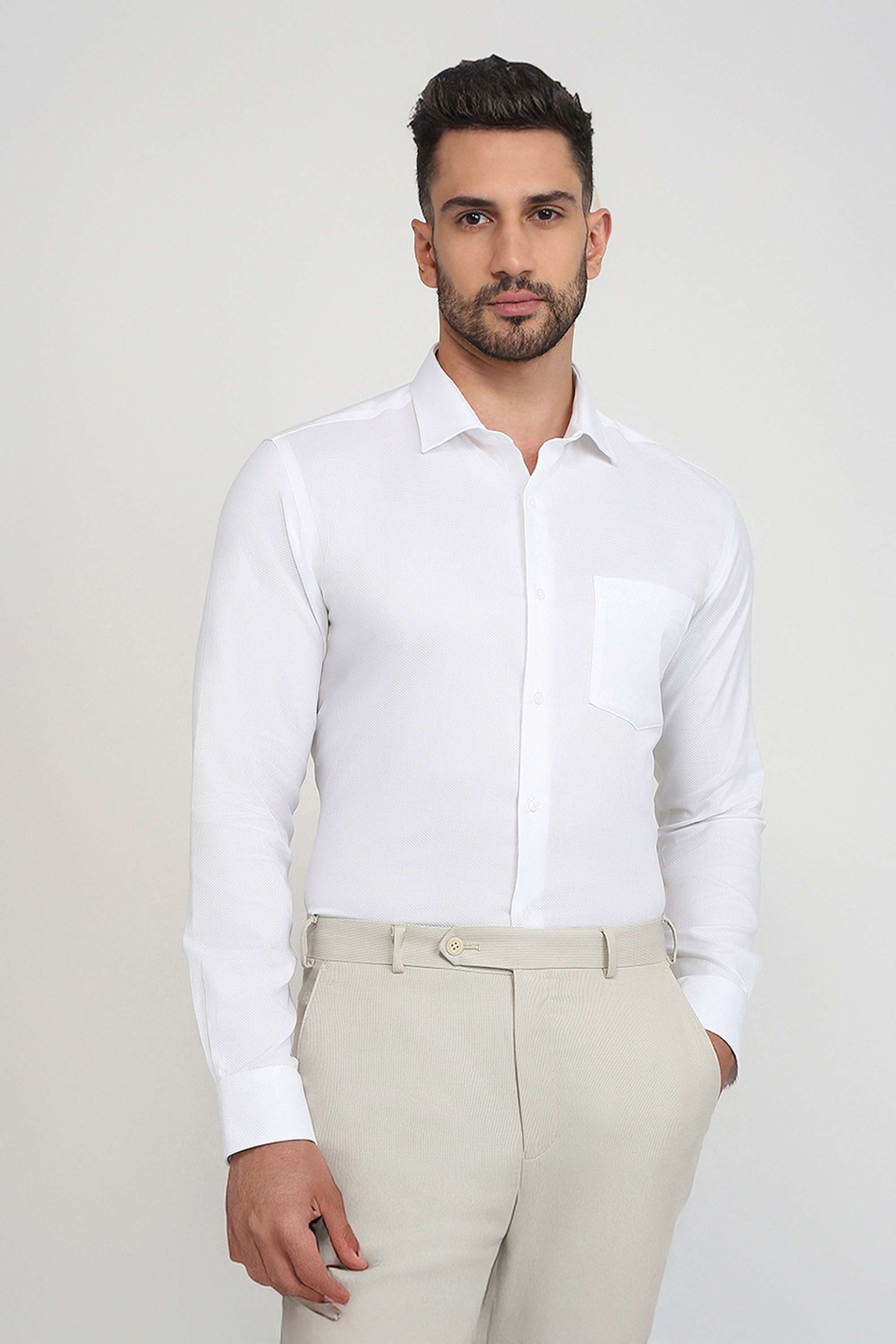 Structured-Cotton-Slim-Fit-Men-s-Formal-Wear-Shirt