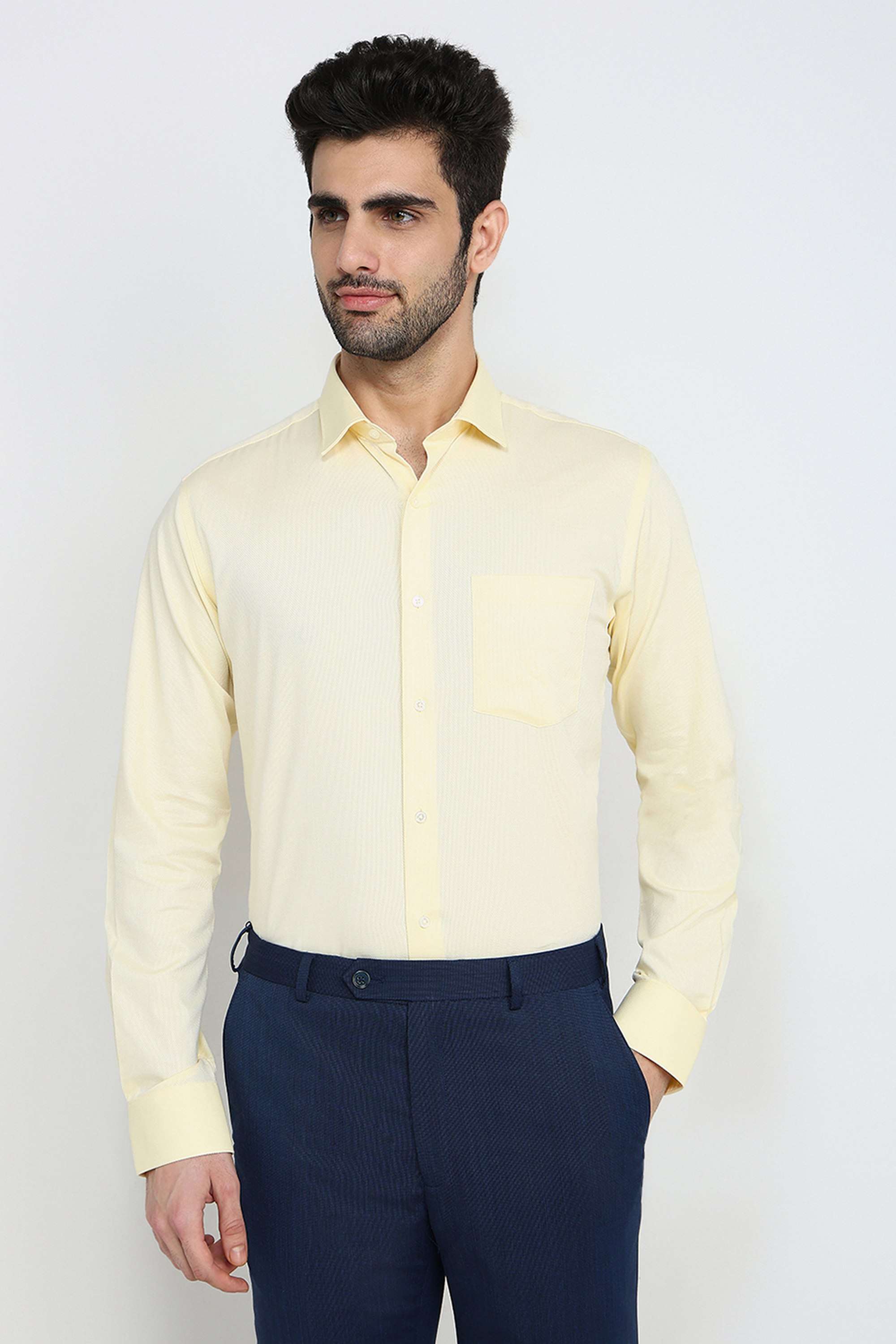 Structured-Cotton-Slim-Fit-Men-s-Formal-Wear-Shirt