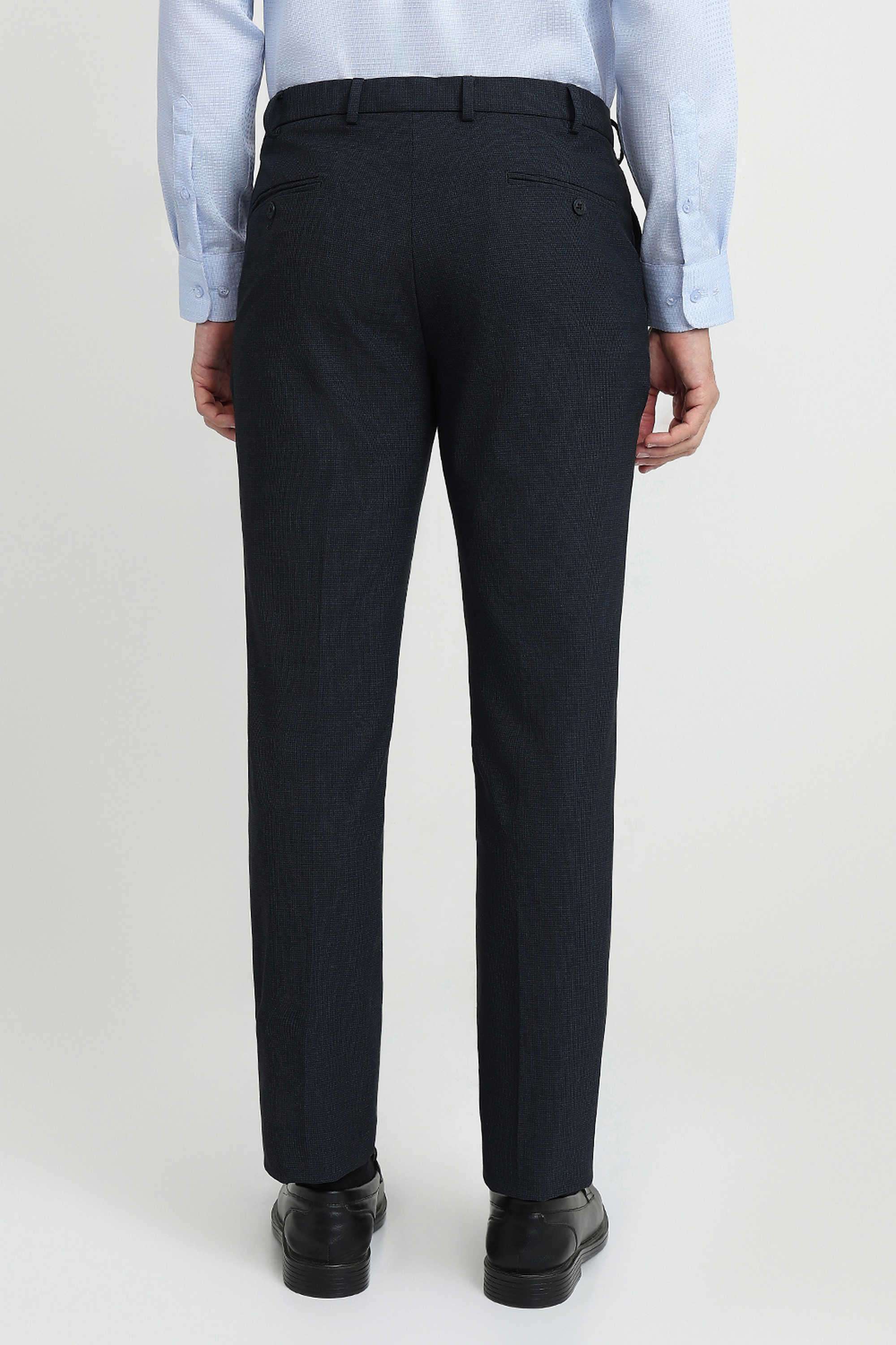 Solid-Polyester-Blend-Slim-Fit-Men-s-Formal-Trousers