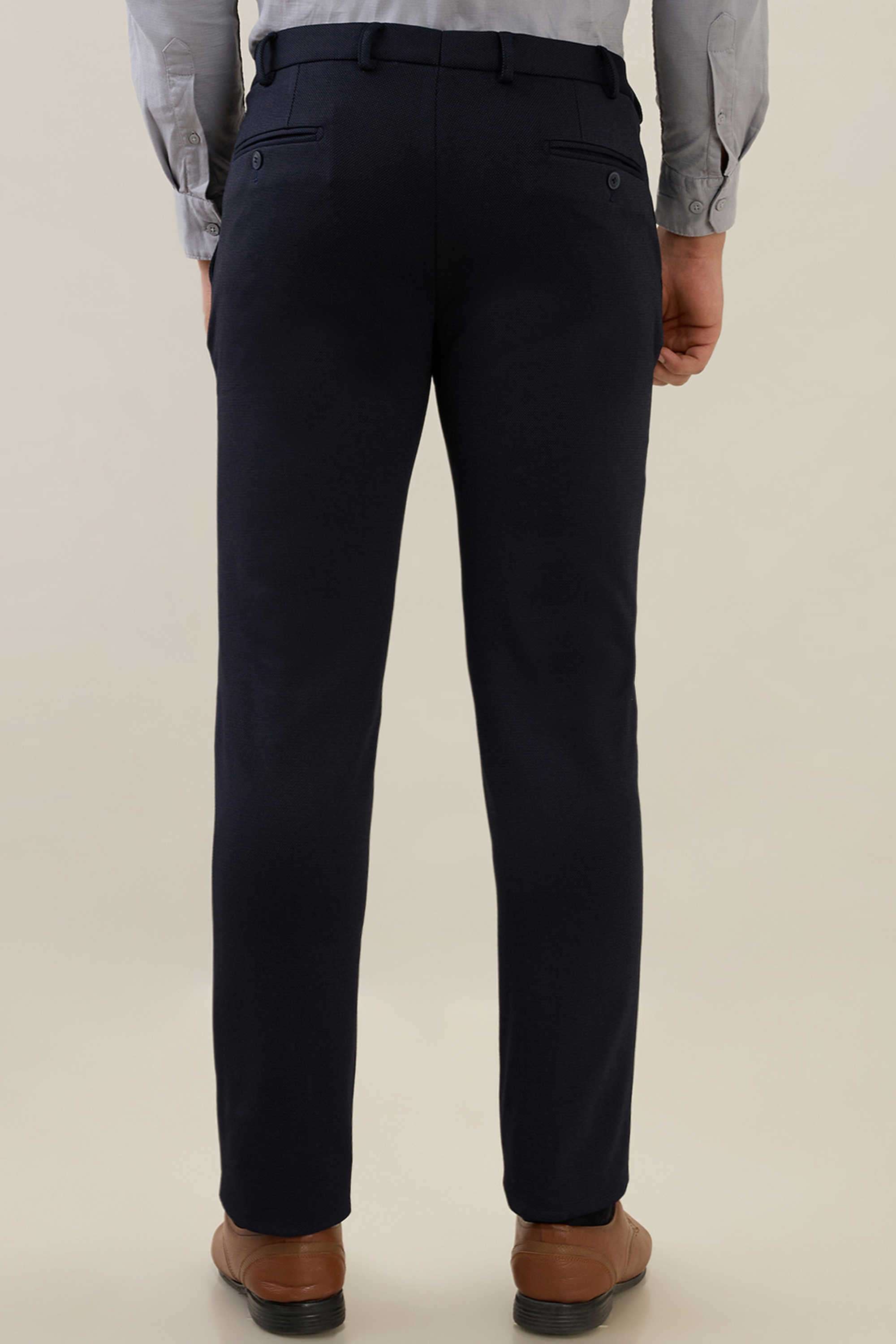 Solid-Blended-Fabric-Super-Slim-Fit-Men-s-Formal-Trousers