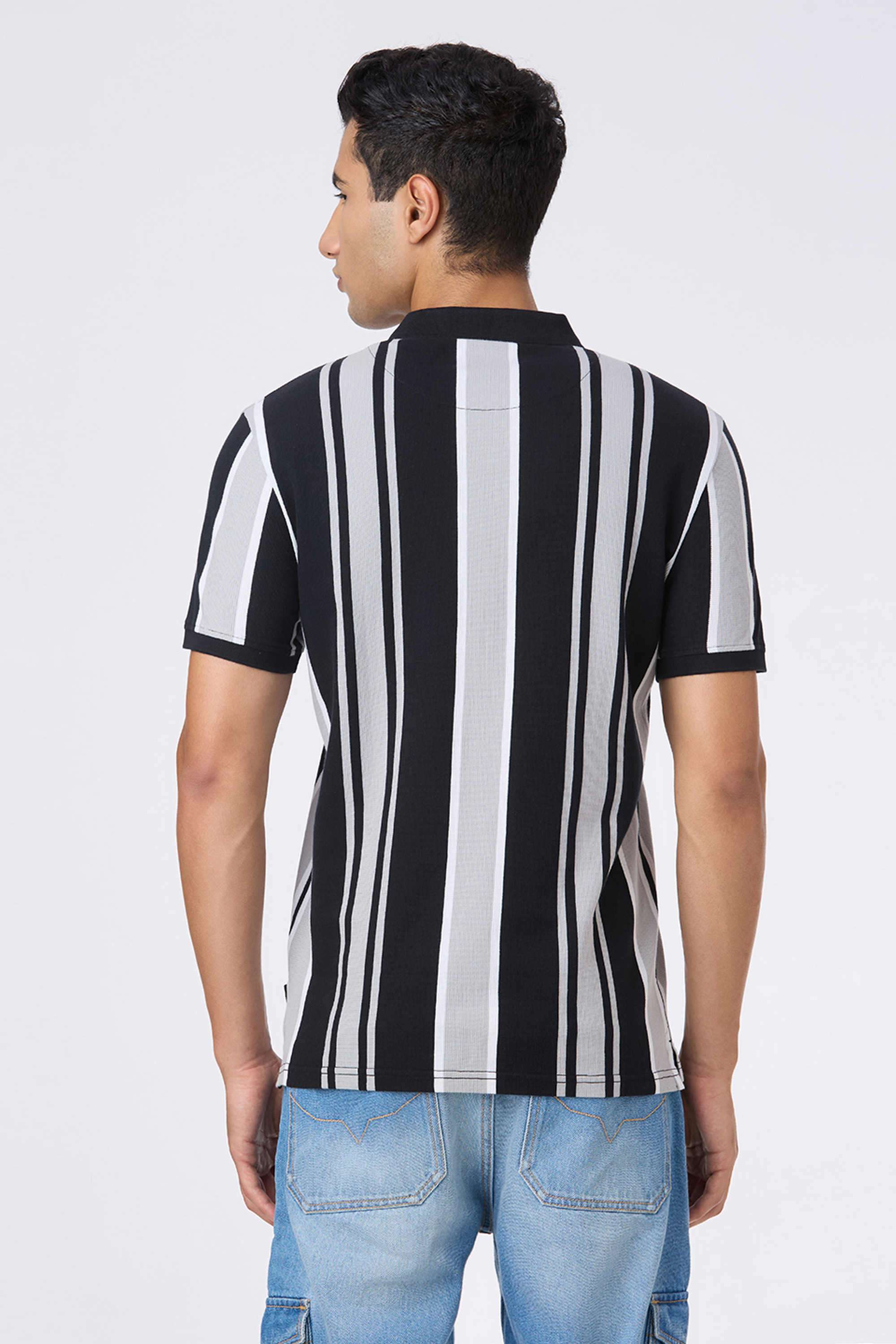 Stripes-Cotton-Regular-Fit-Men-Polo-T-Shirt