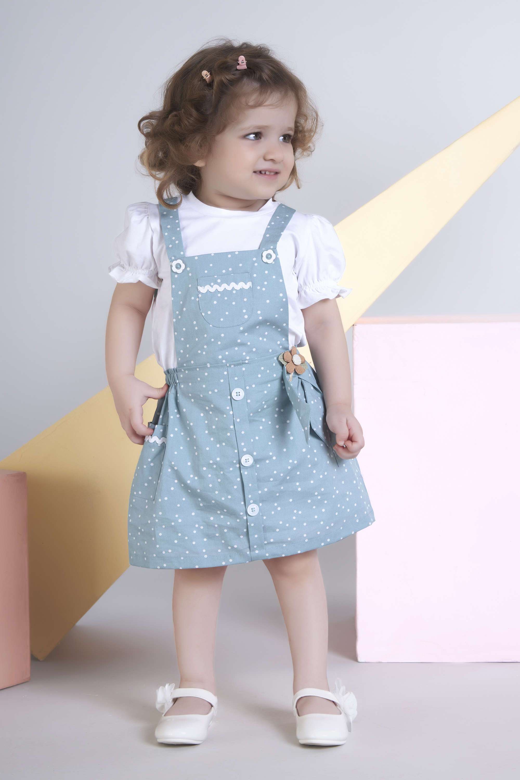 Girls-Knee-Length-Casual-Wear-Dress