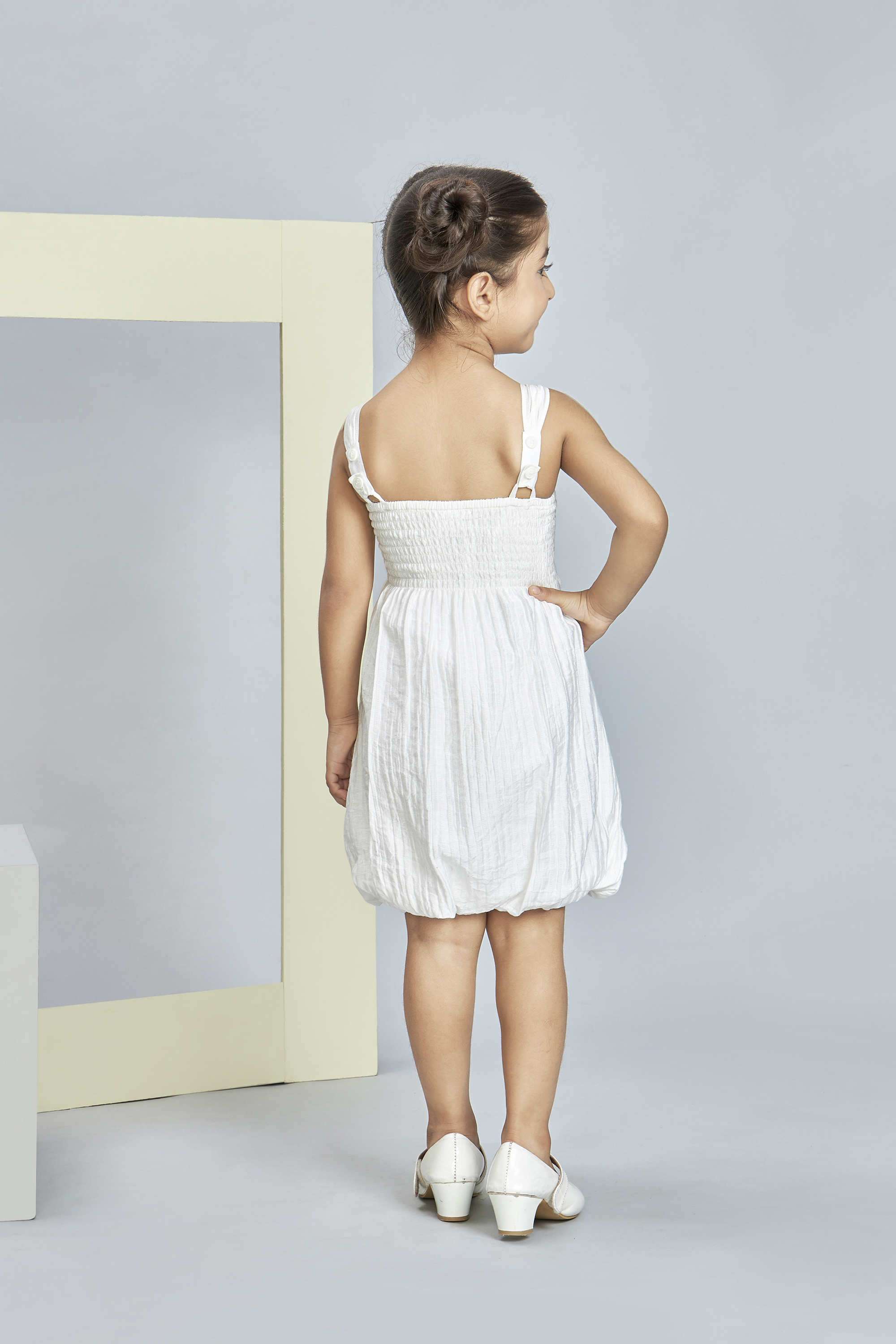 Textured-Polyester-Collared-Girls-Party-Wear-Dress