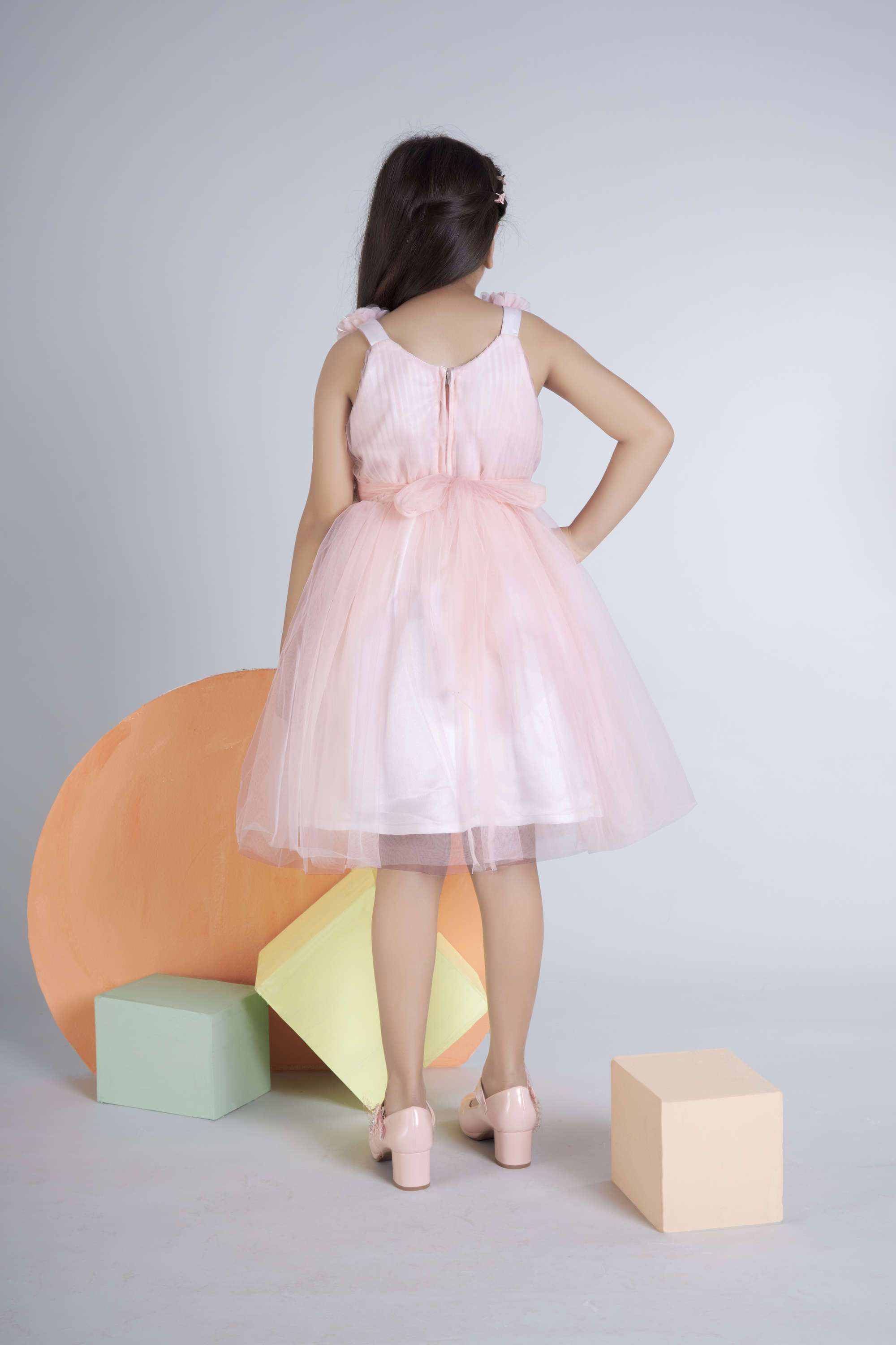 Girls-Knee-Length-Party-Wear-Dress