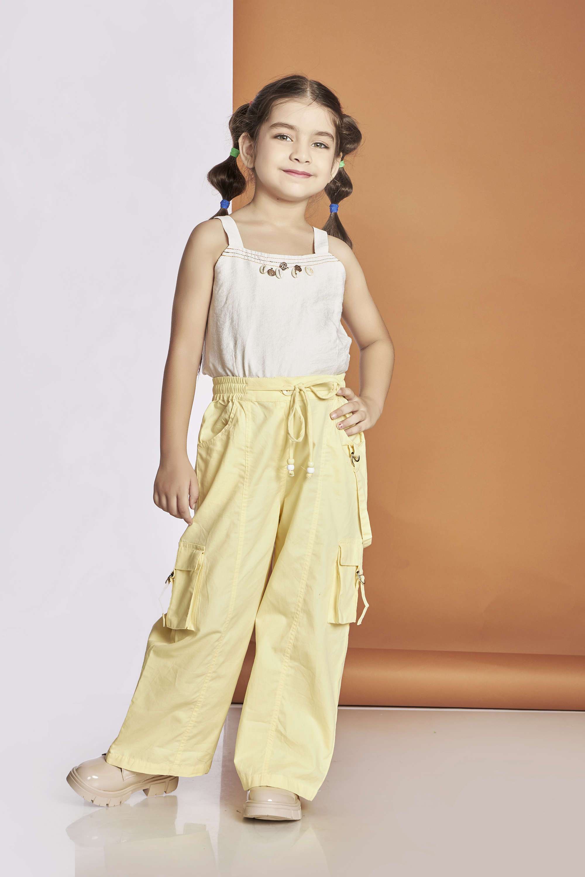 Girls-Full-Length-Casual-Wear-Cargo-Pant