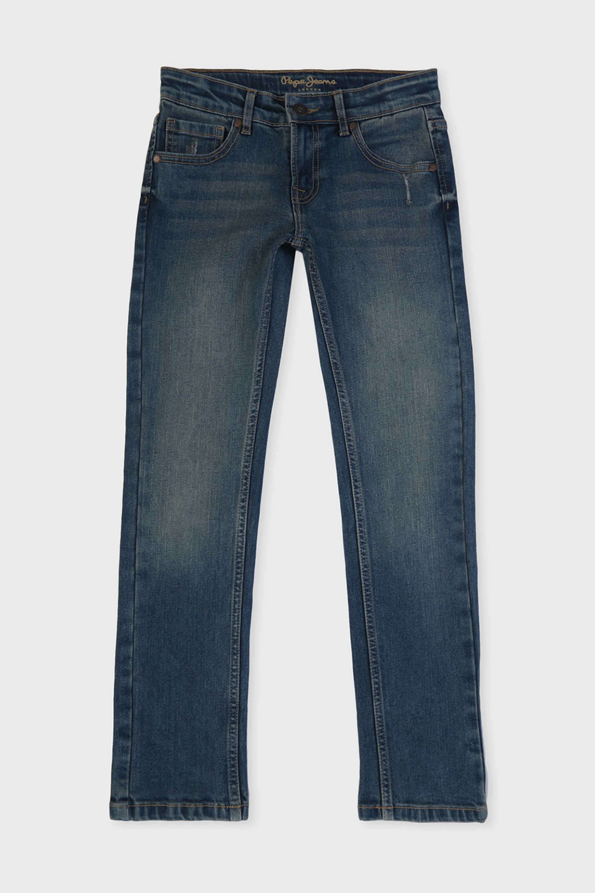 Solid-Cotton-Blend-Slim-Fit-Boy-s-Jeans