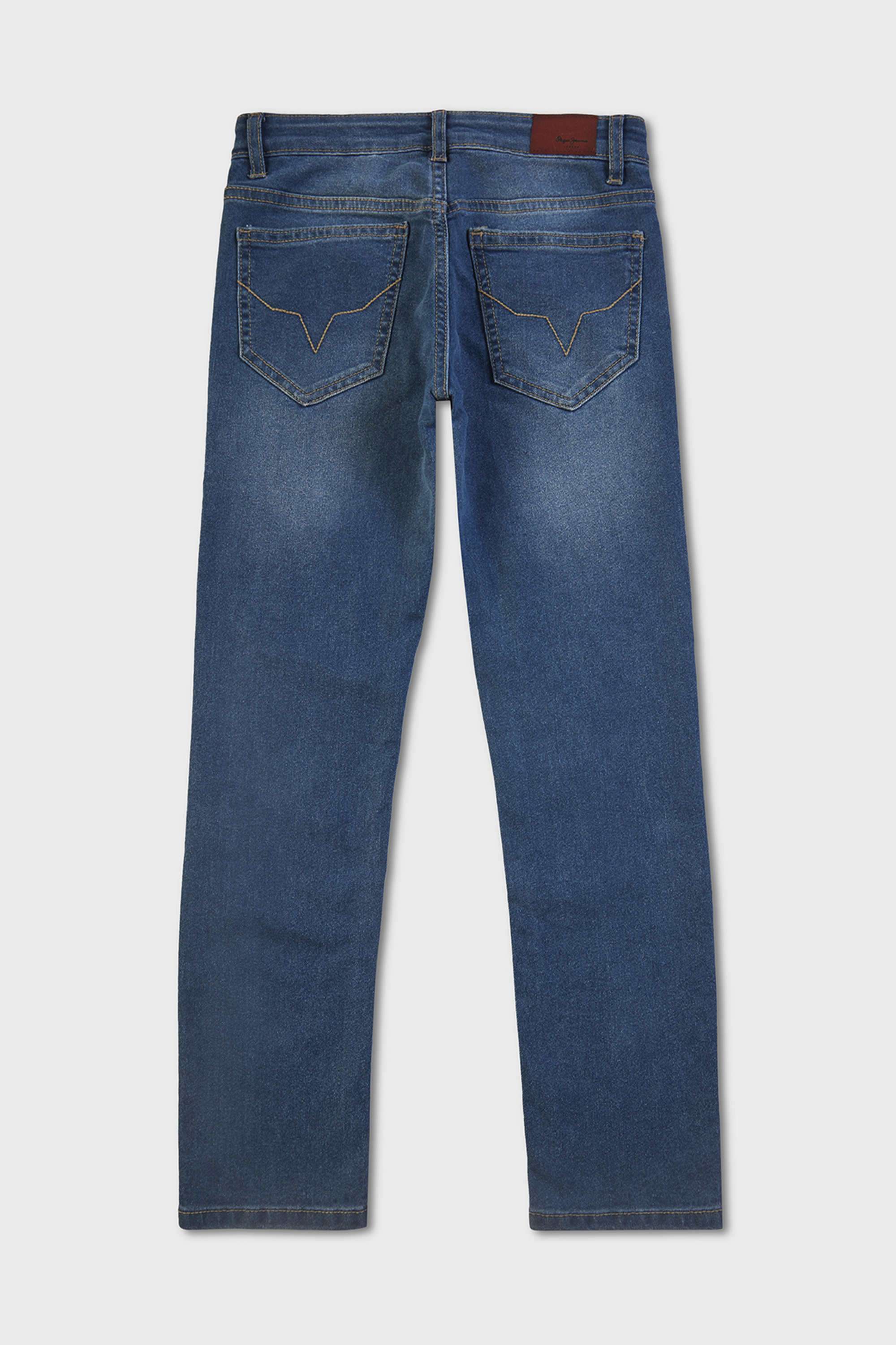 Solid-Cotton-Slim-Fit-Boy-s-Jeans