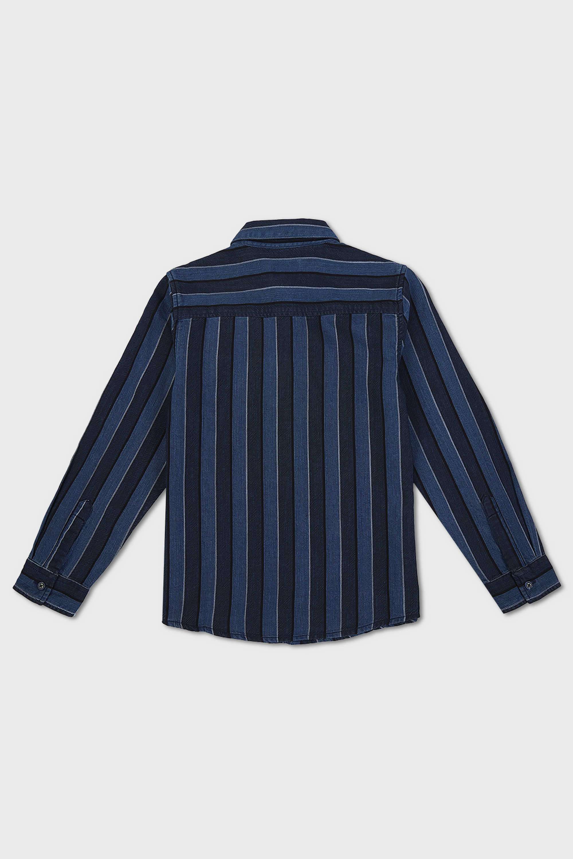 Stripes-Cotton-Collared-Boy-s-Shirt