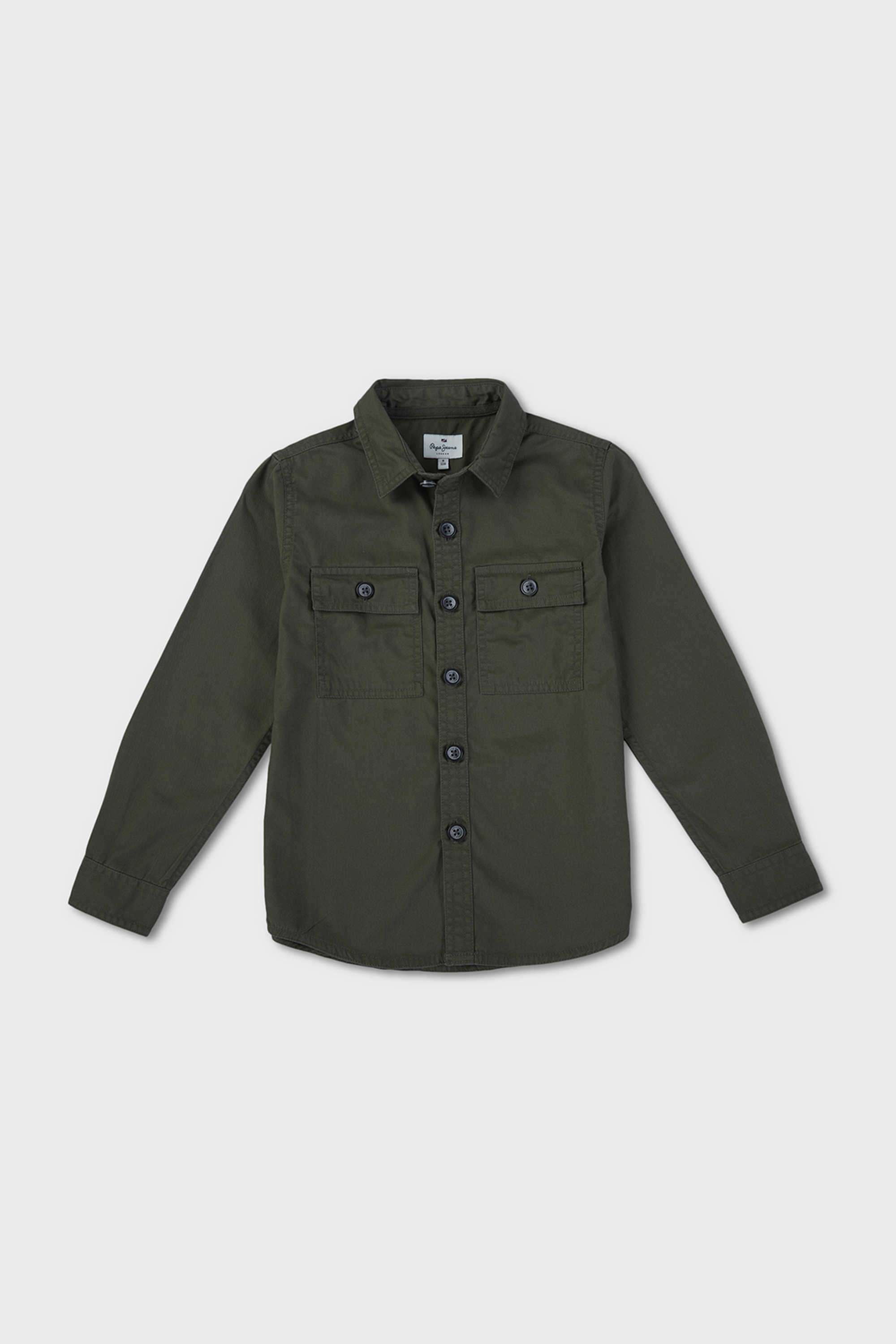 Solid-Cotton-Collared-Boy-s-Shirt