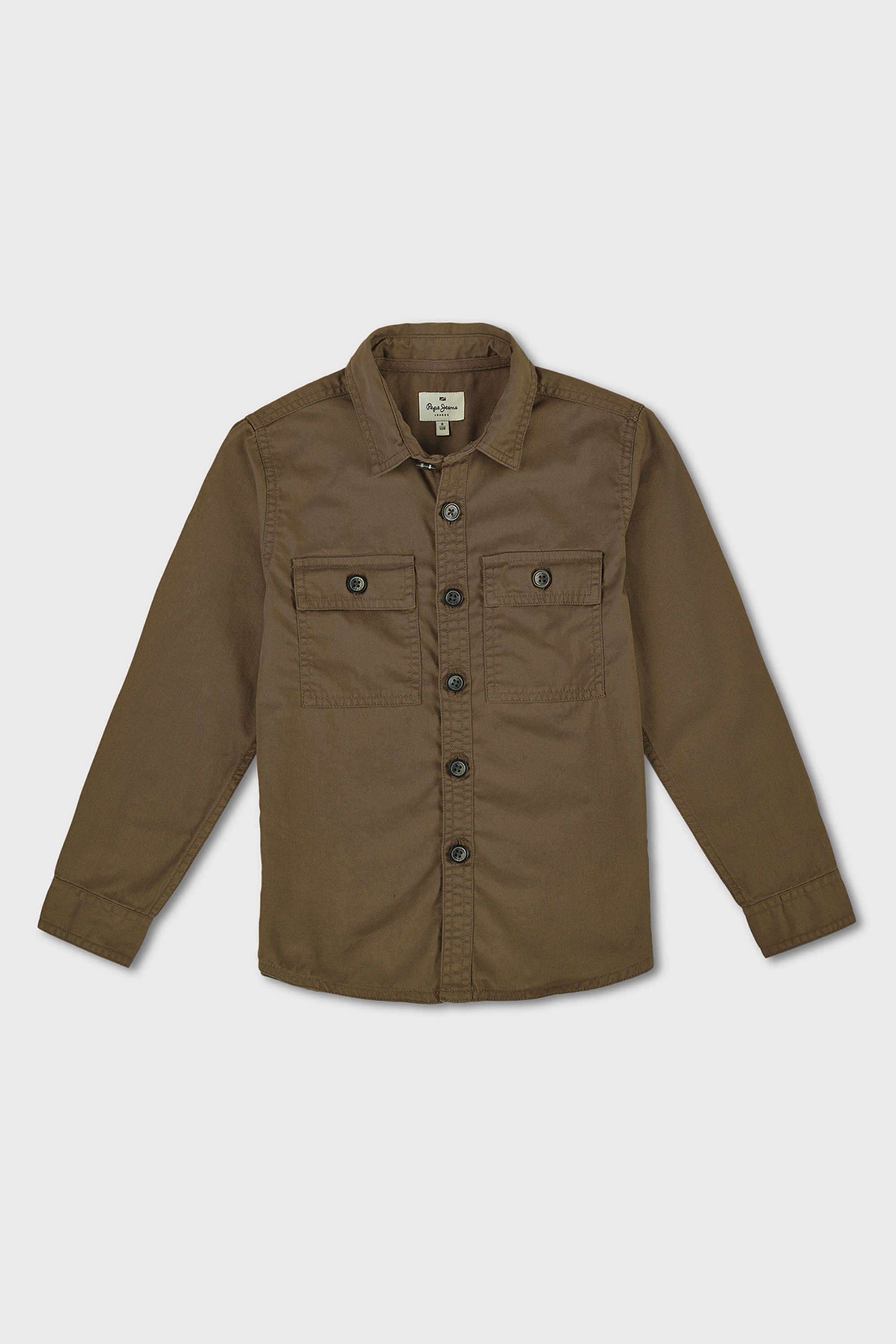 Solid-Cotton-Collared-Boy-s-Shirt