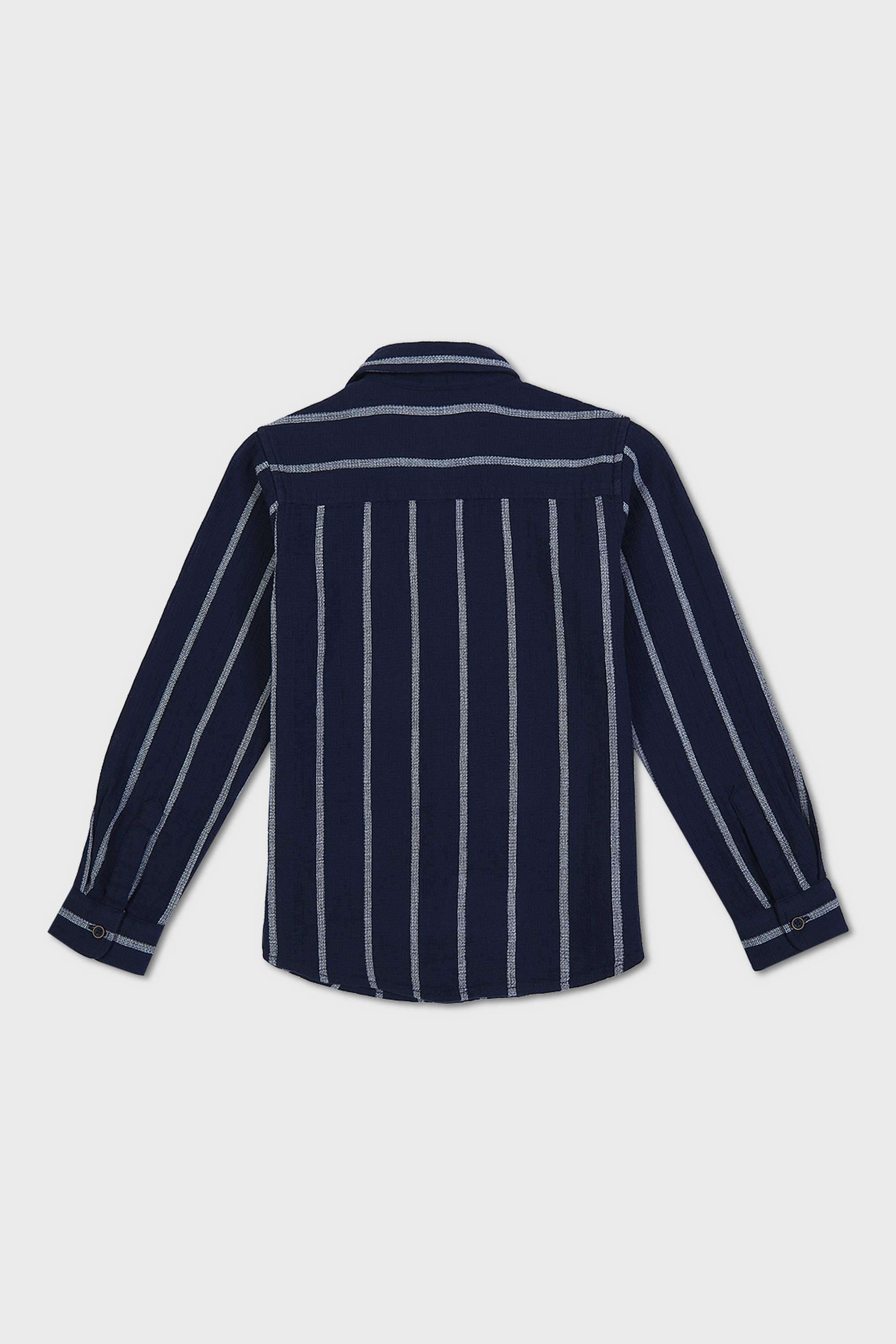 Stripes-Cotton-Collared-Boy-s-Shirt