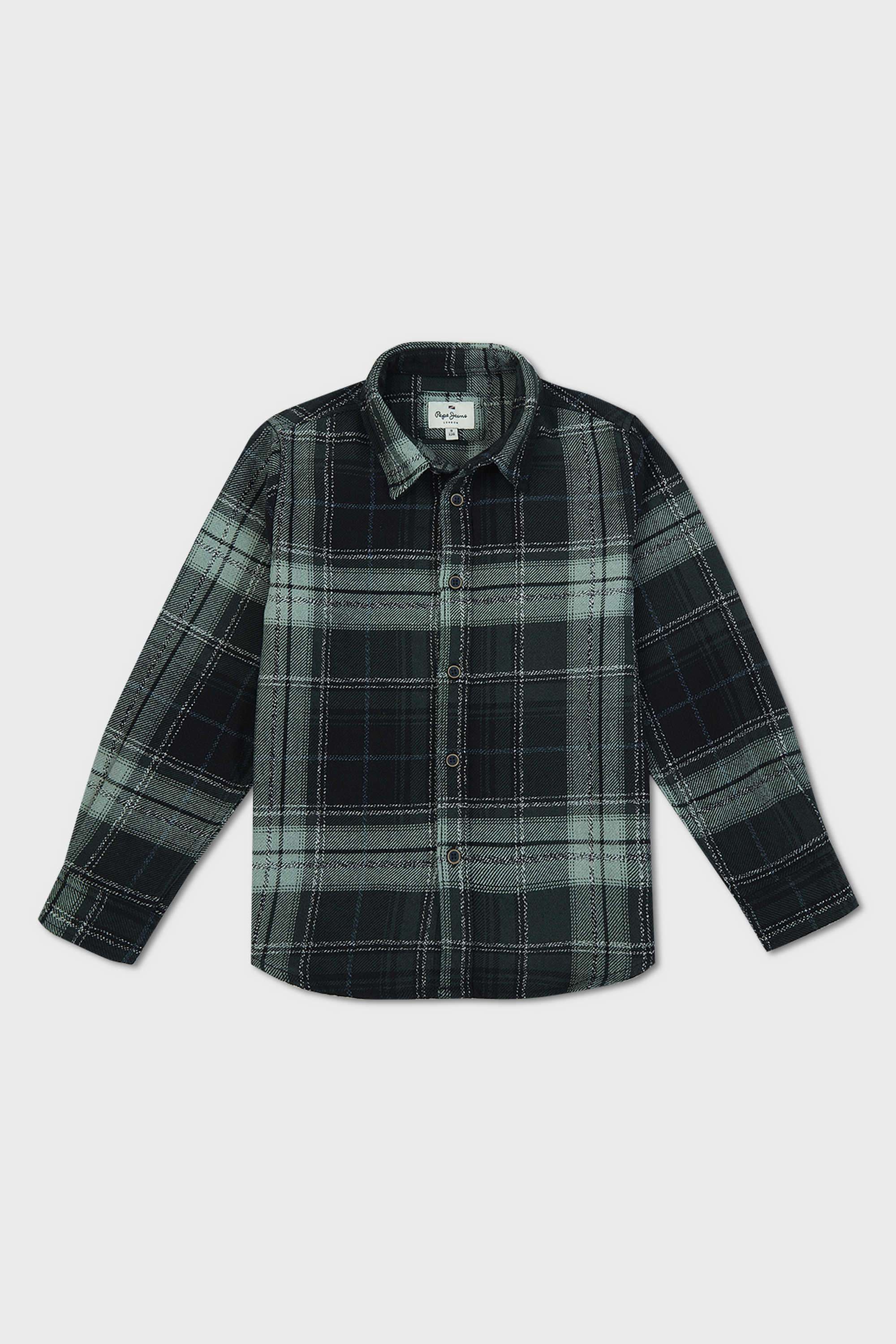 Checks-Cotton-Blend-Collared-Boy-s-Shirt