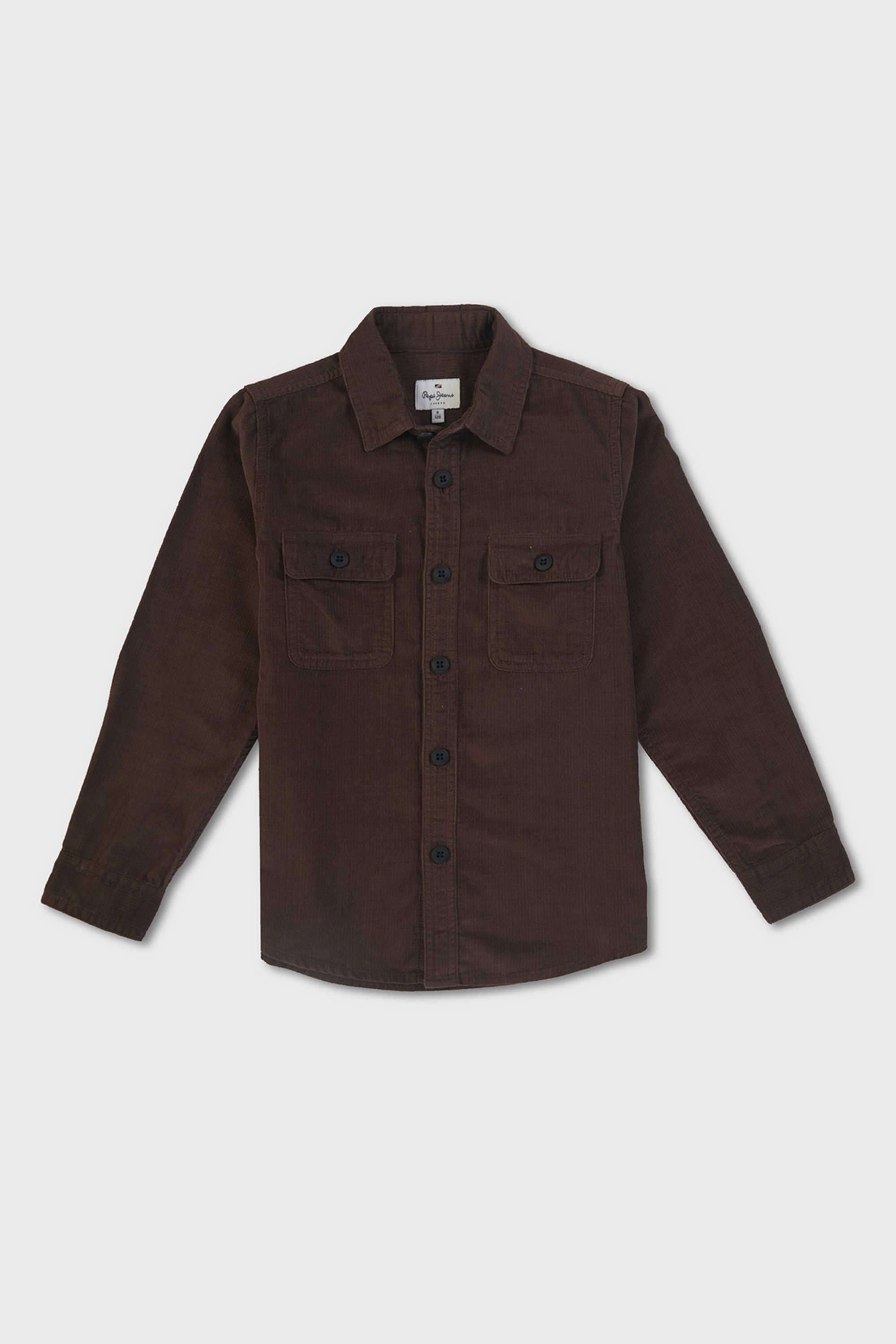 Solid-Cotton-Collared-Boy-s-Shirt
