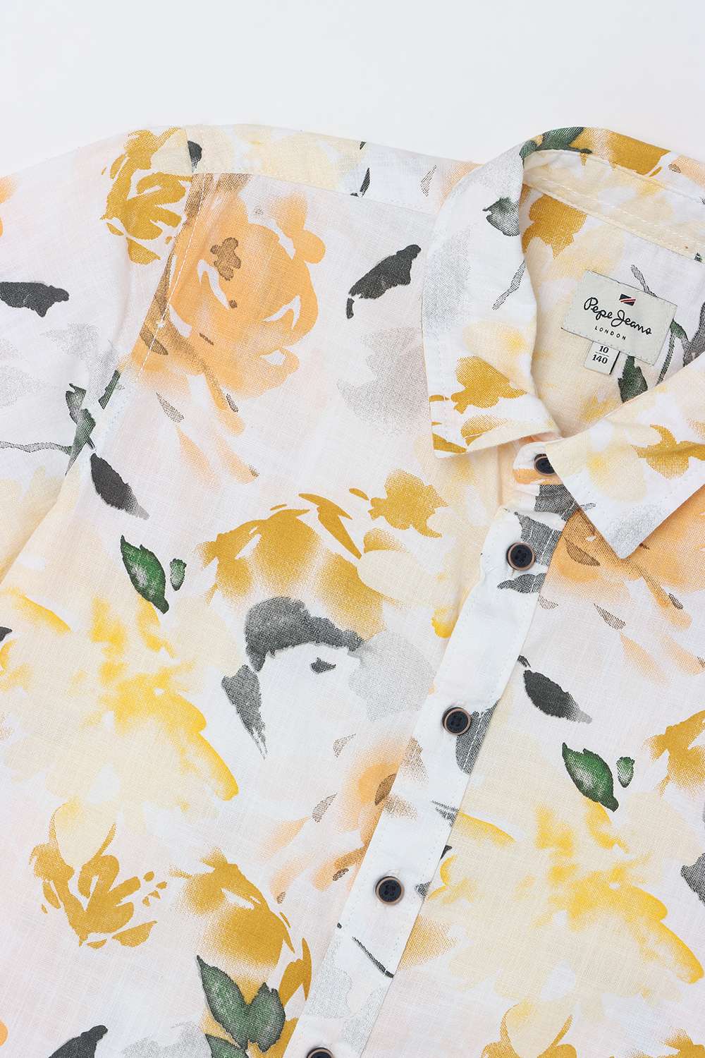 Solid-Blended-Fabric-Classic-Collar-Boys-Shirt