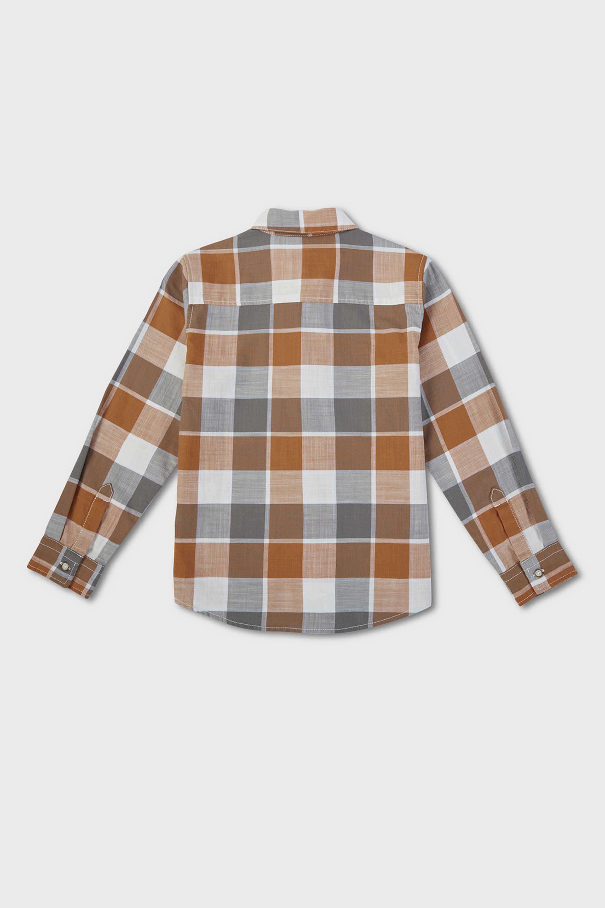 Checks-Cotton-Collared-Boy-s-Shirt