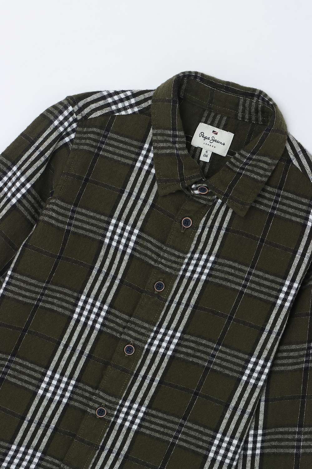 Solid-Blended-Fabric-Classic-Collar-Boys-Shirt