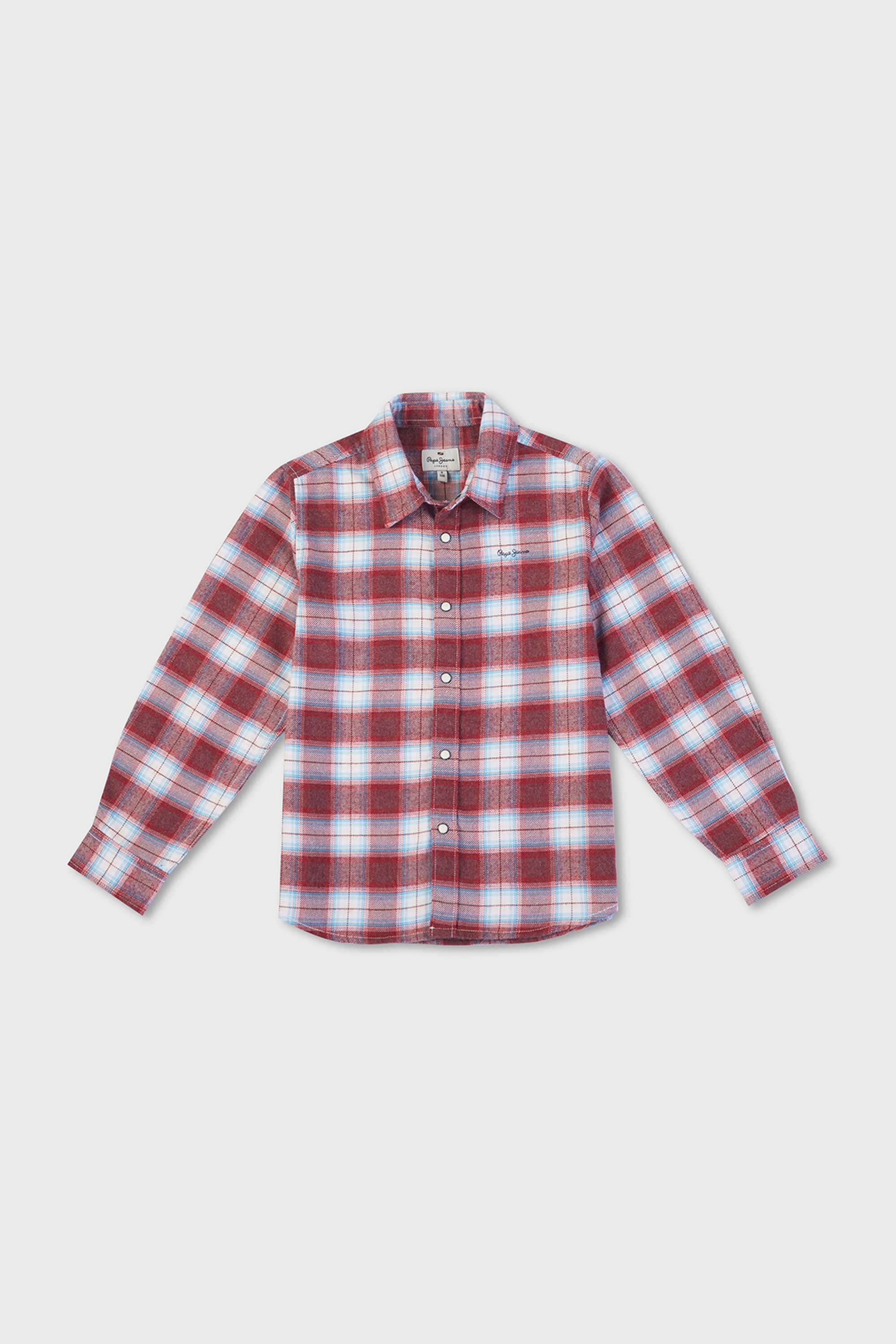Checks-Cotton-Blend-Collared-Boy-s-Shirt