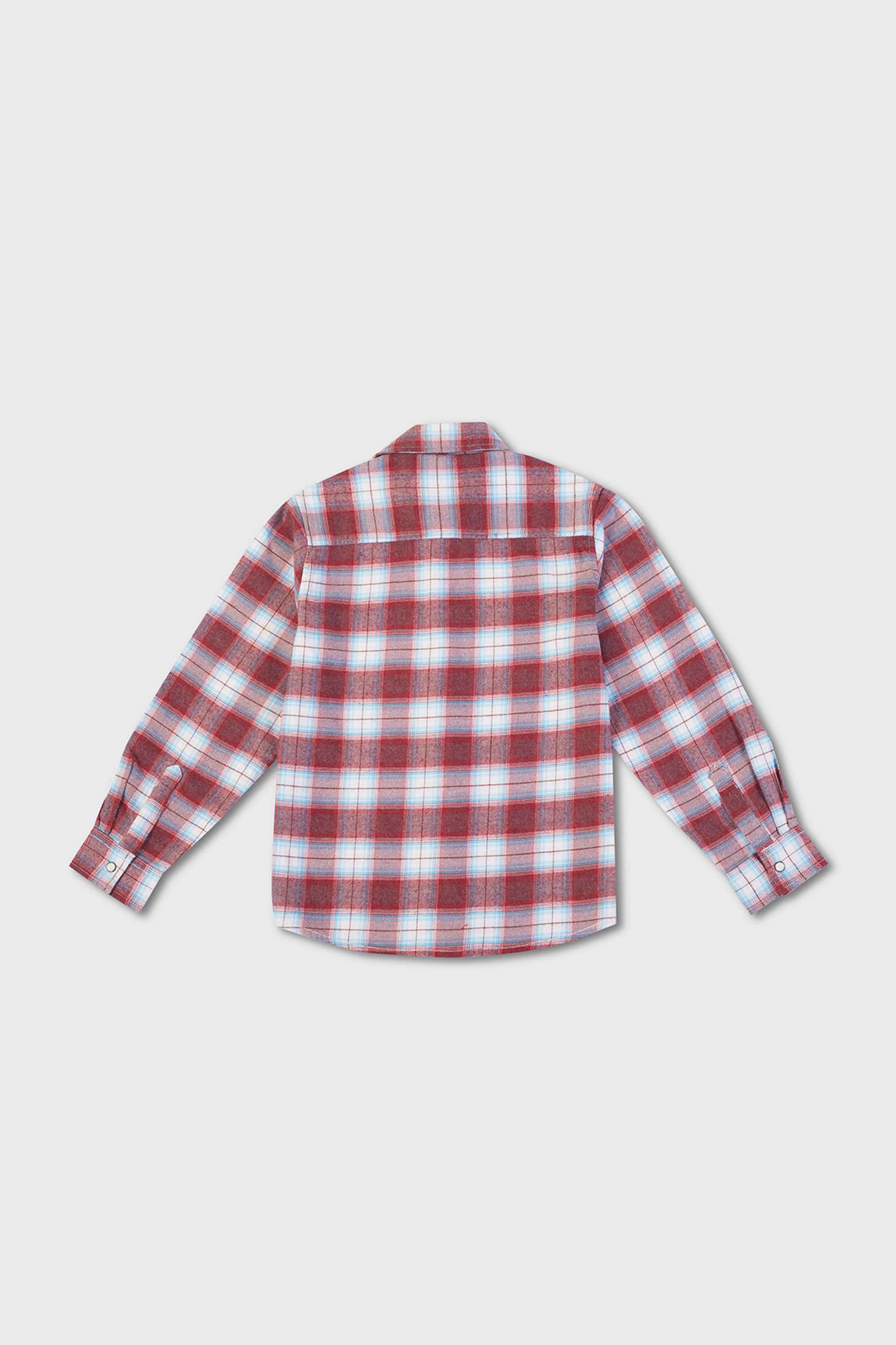 Checks-Cotton-Blend-Collared-Boy-s-Shirt