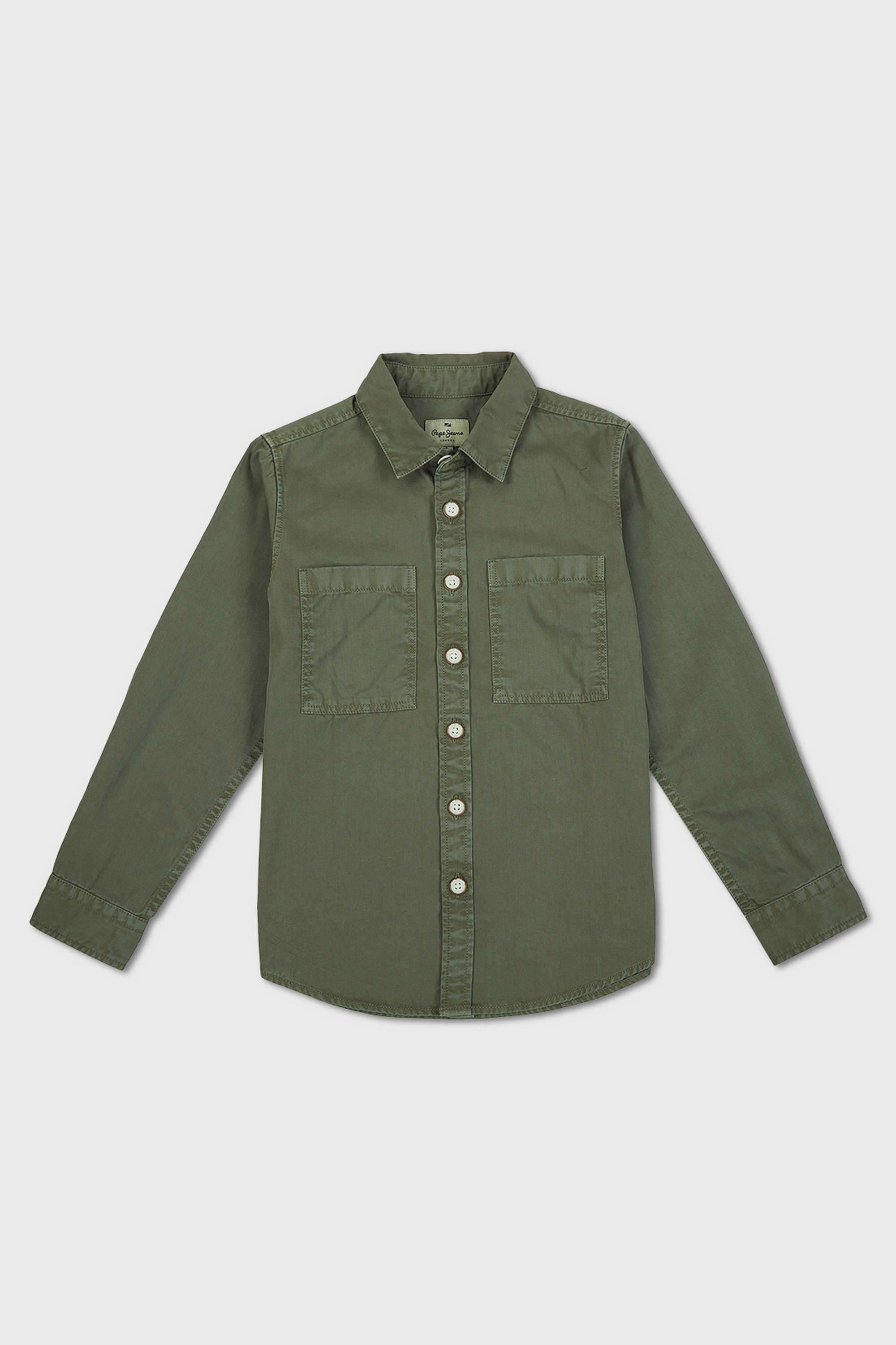 Solid-Cotton-Collared-Boy-s-Shirt