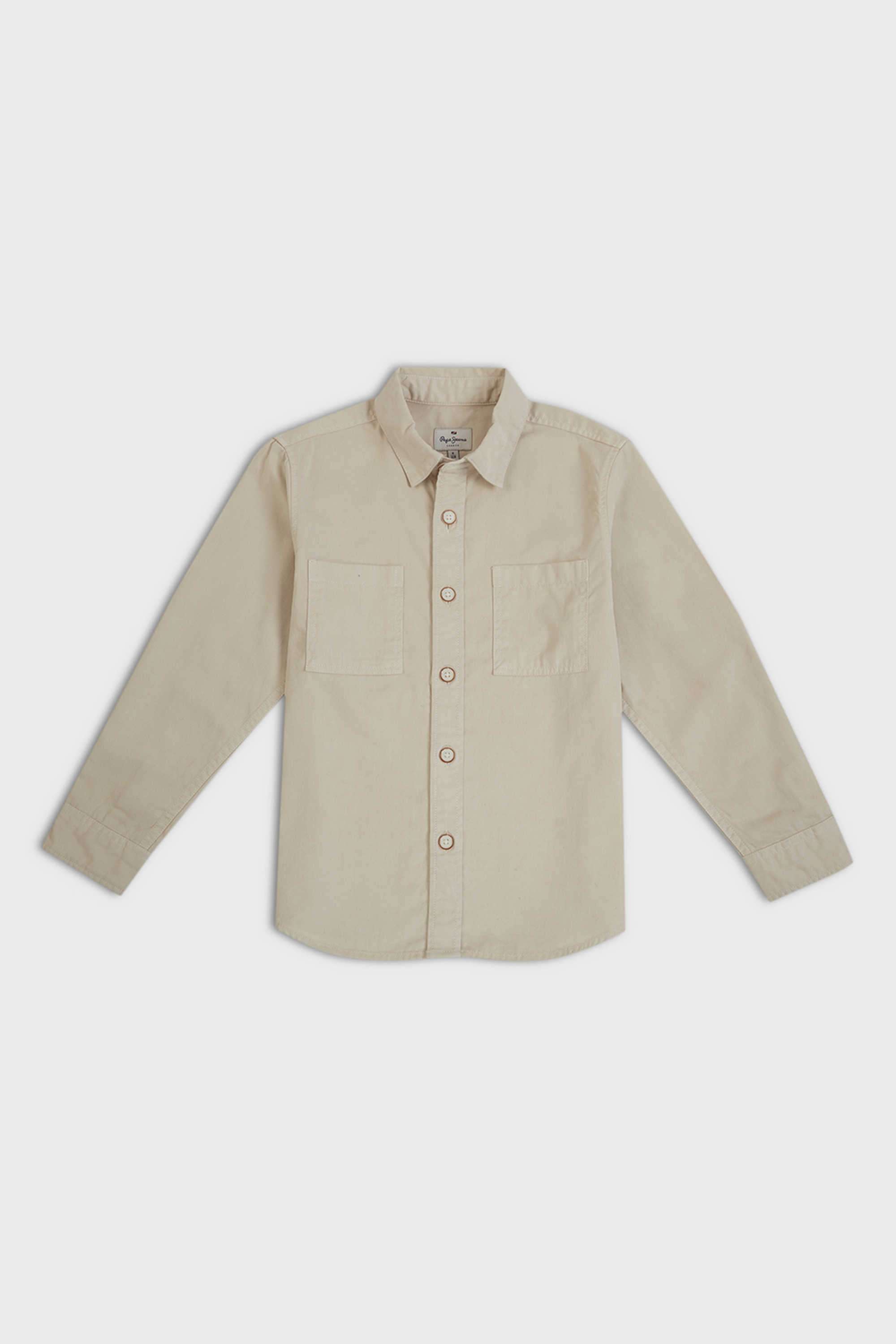 Solid-Cotton-Collared-Boy-s-Shirt