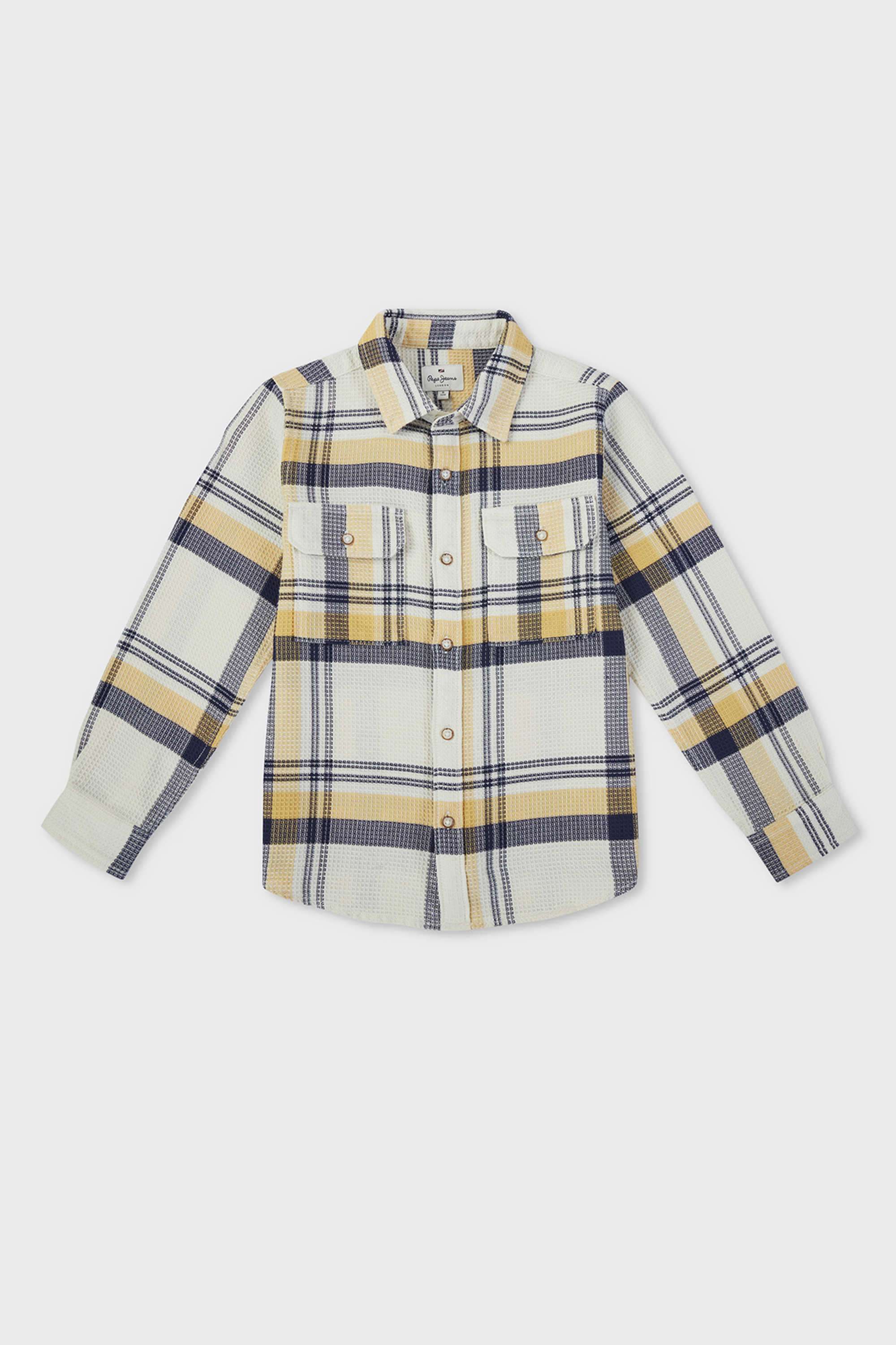 Checks-Cotton-Collared-Boy-s-Shirt