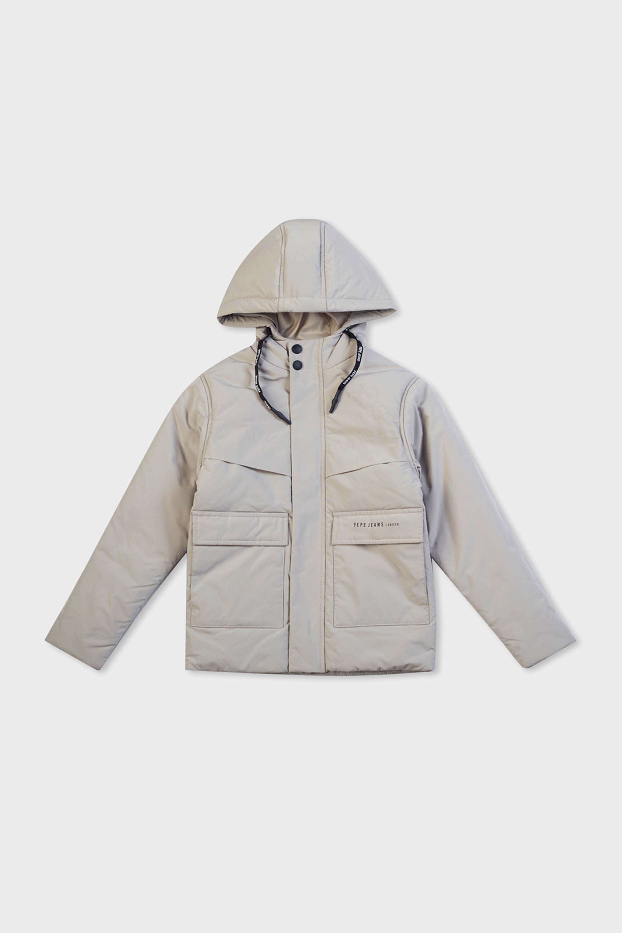 Solid-Polyester-Hooded-Boys-Jacket