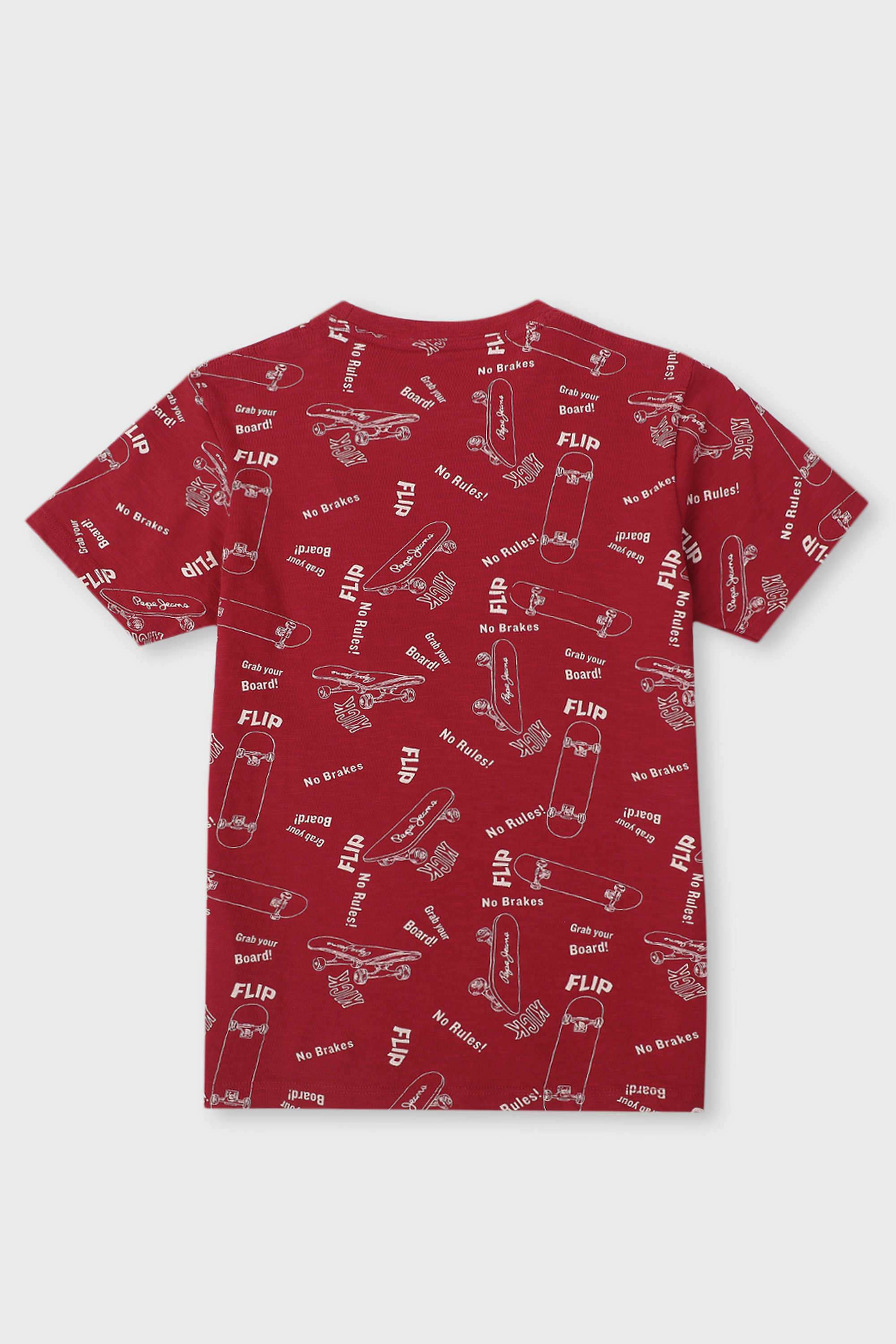Graphic-Print-Cotton-Round-Neck-Boy-s-T-Shirt