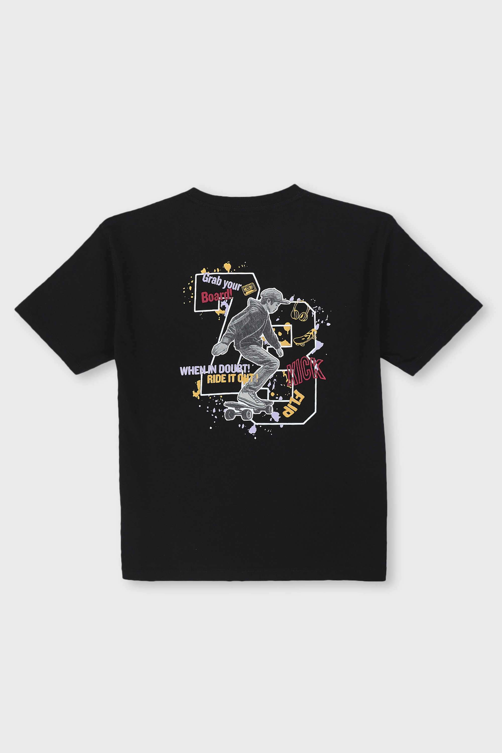 Graphic-Print-Cotton-Round-Neck-Boy-s-T-Shirt