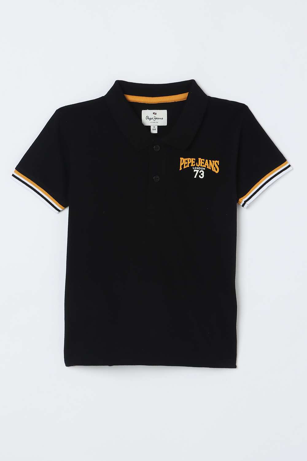 Solid-Blended-Fabric-Polo-Boys-T-Shirt