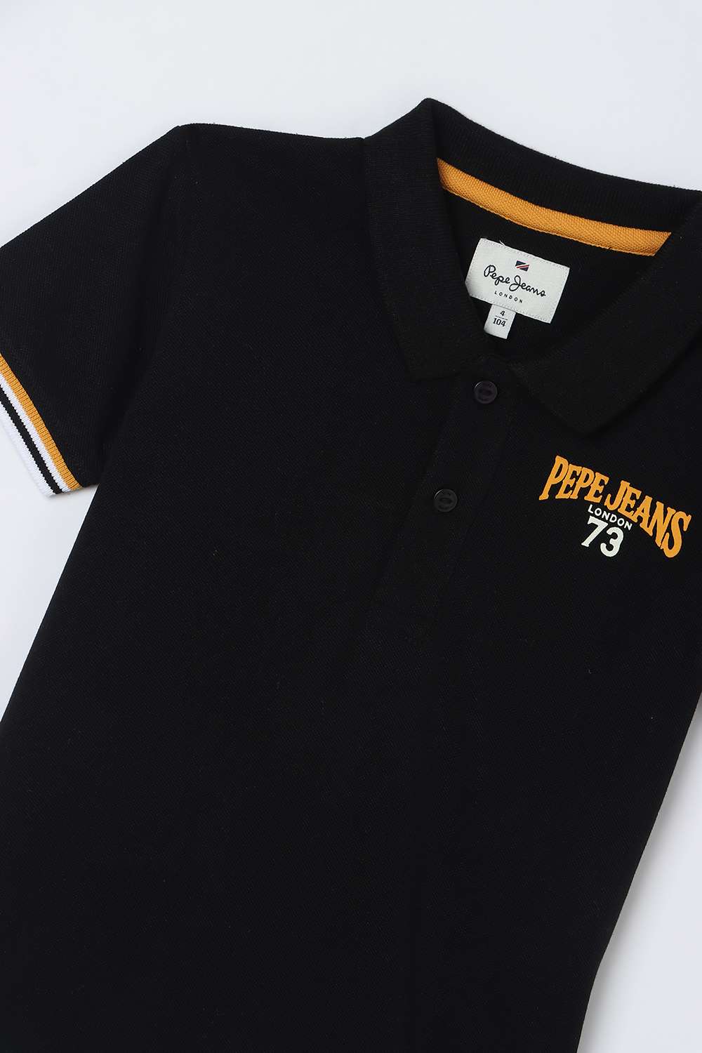 Solid-Blended-Fabric-Polo-Boys-T-Shirt